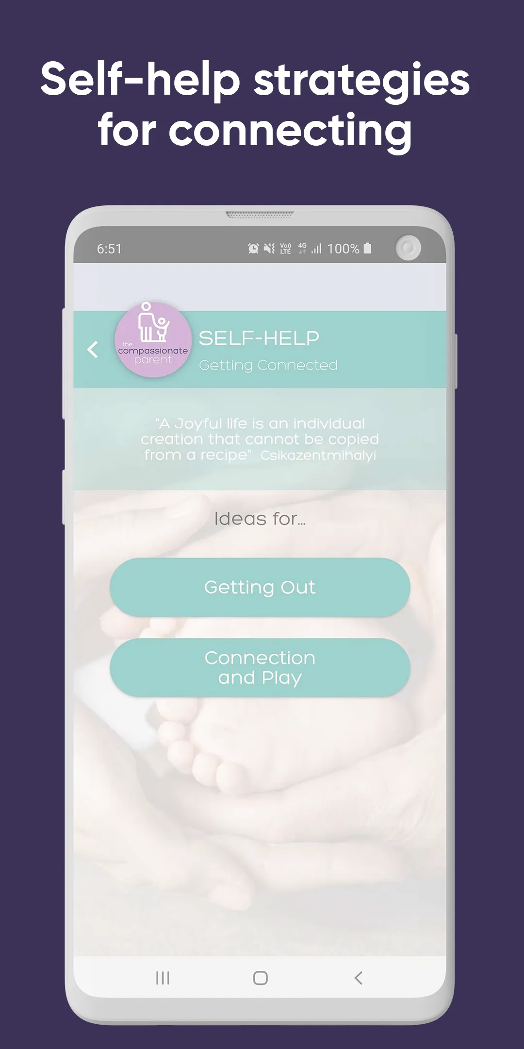 Compassionate Parent Wellbeing | Indus Appstore | Screenshot