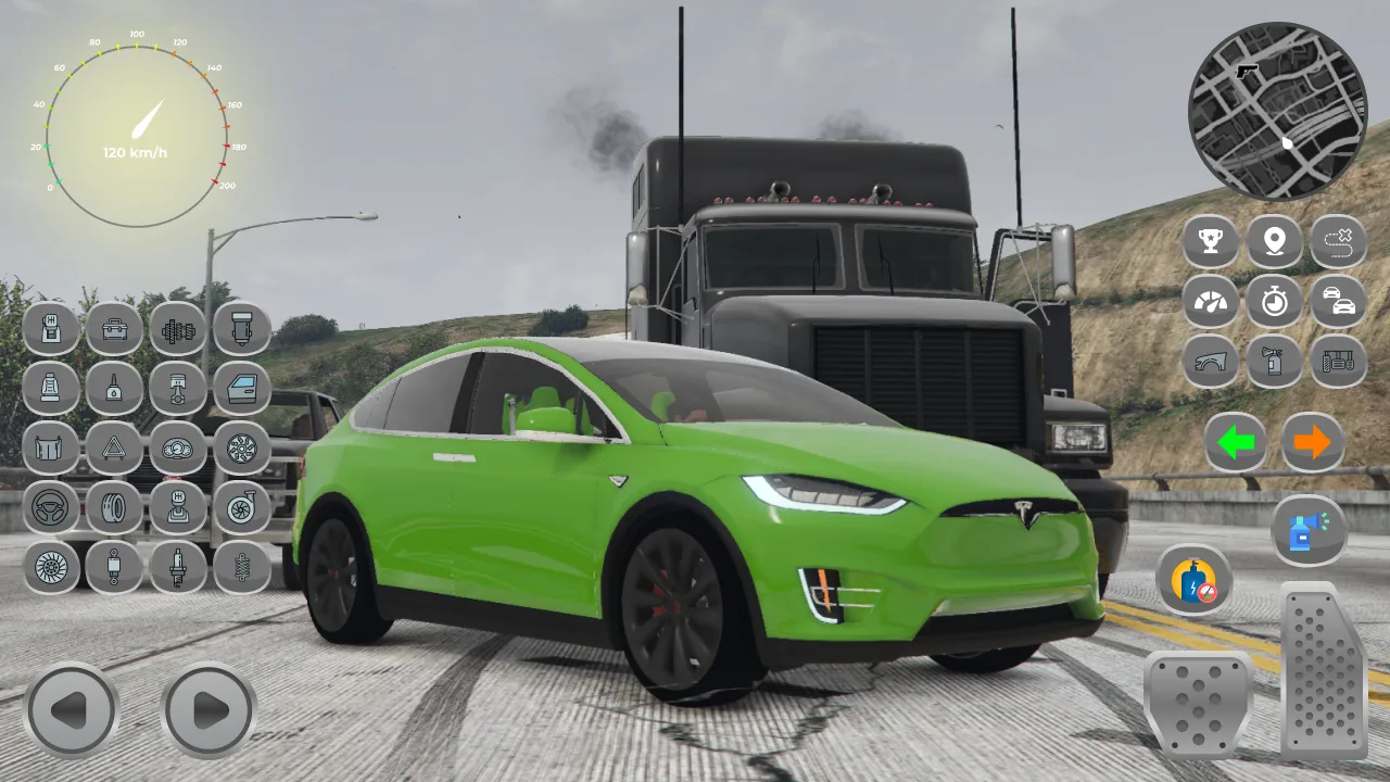 Racing Tesla Model X Simulator | Indus Appstore | Screenshot