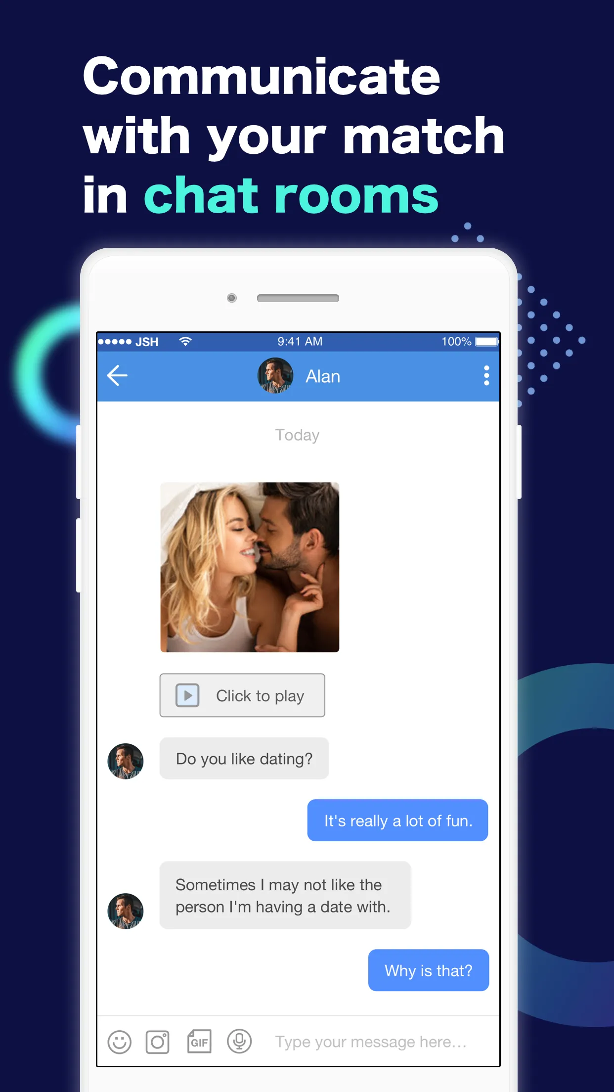 Just Say Hi Dating Social Chat | Indus Appstore | Screenshot