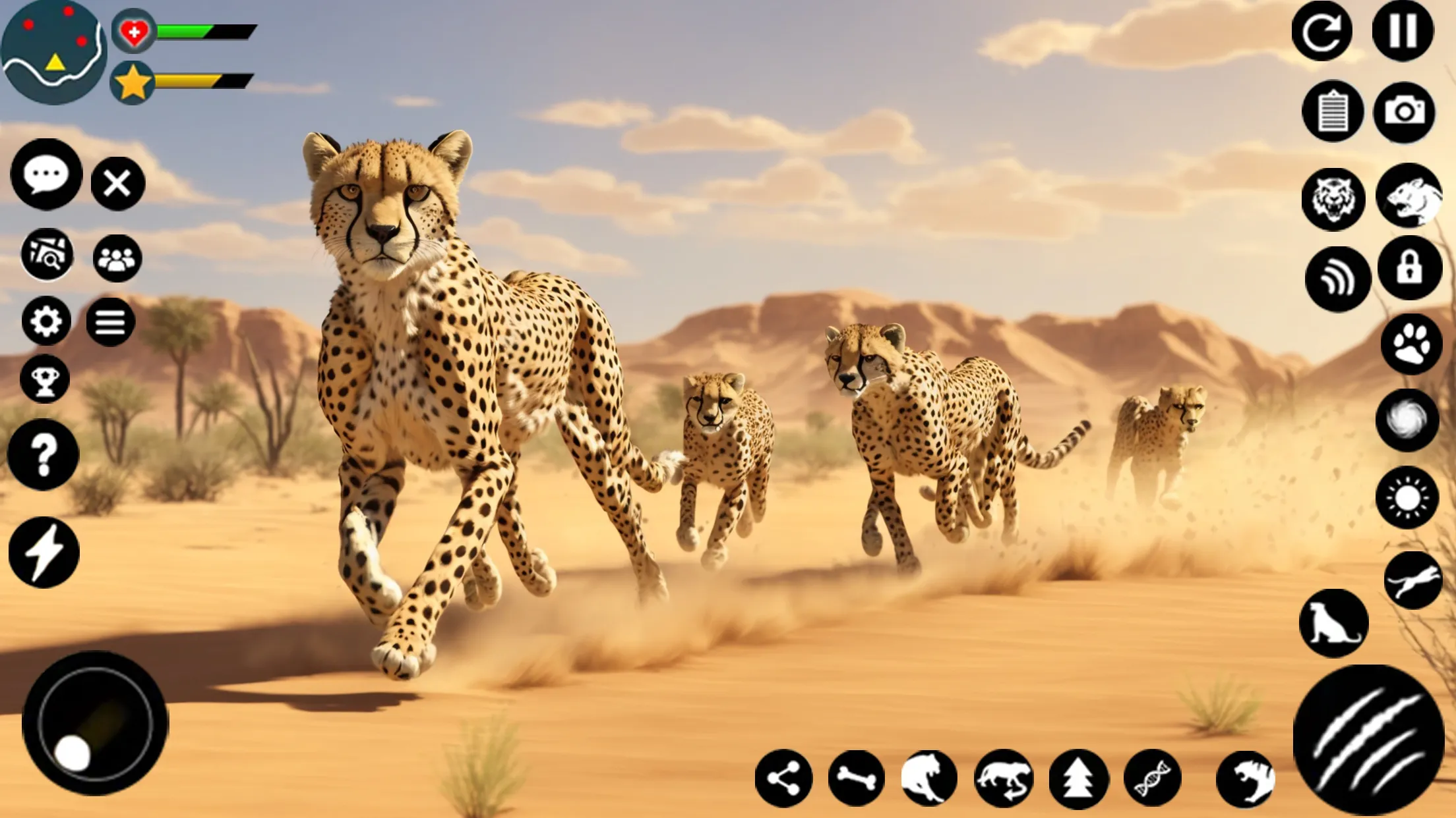 Wild Cheetah Family Simulator | Indus Appstore | Screenshot