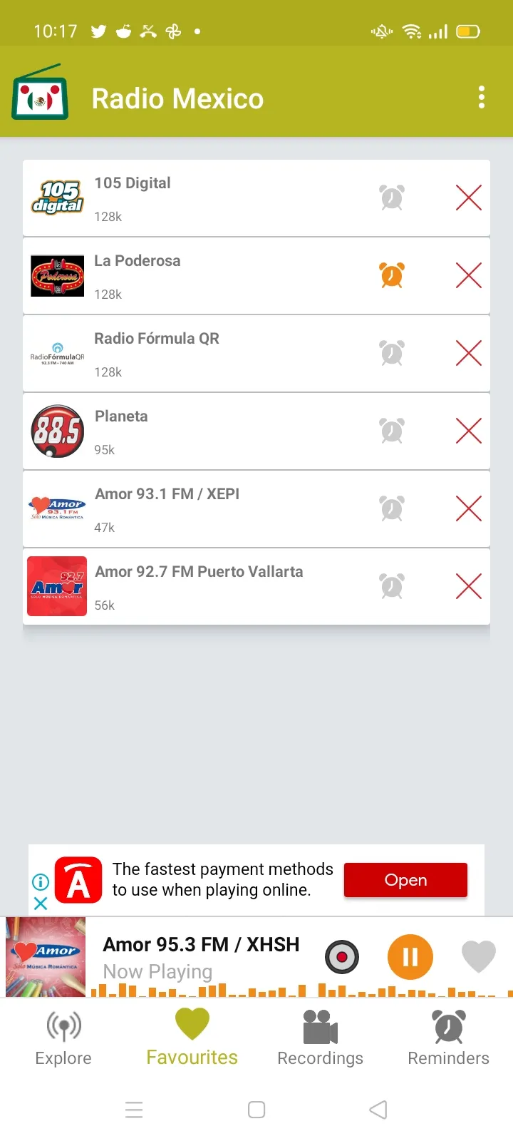 Radio Mexico : Live Mexican Ra | Indus Appstore | Screenshot