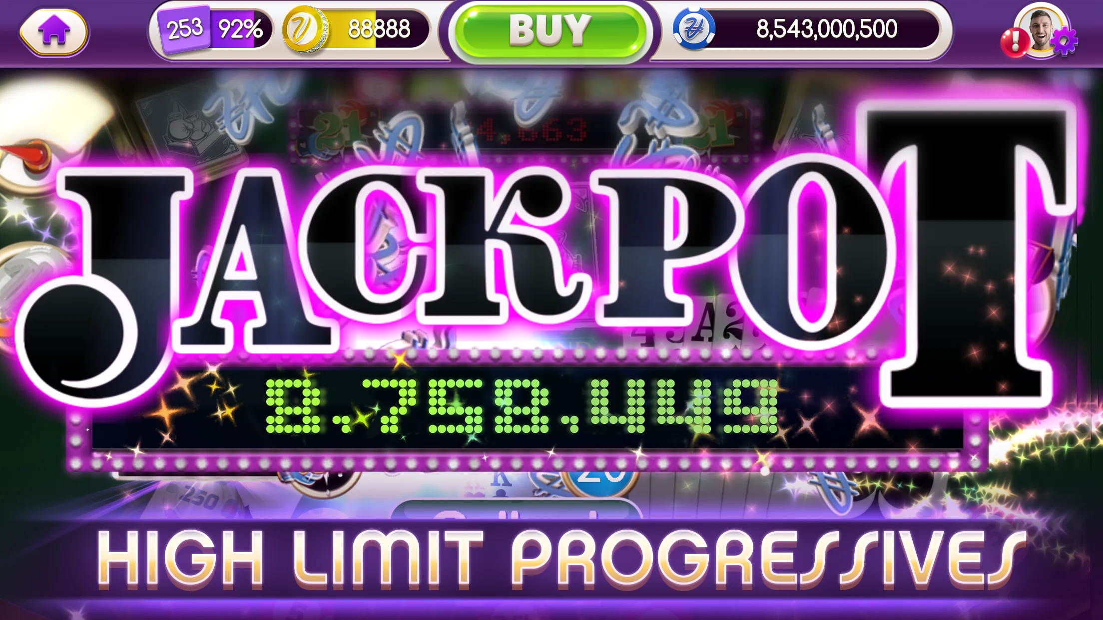 myVEGAS BlackJack 21 Card Game | Indus Appstore | Screenshot