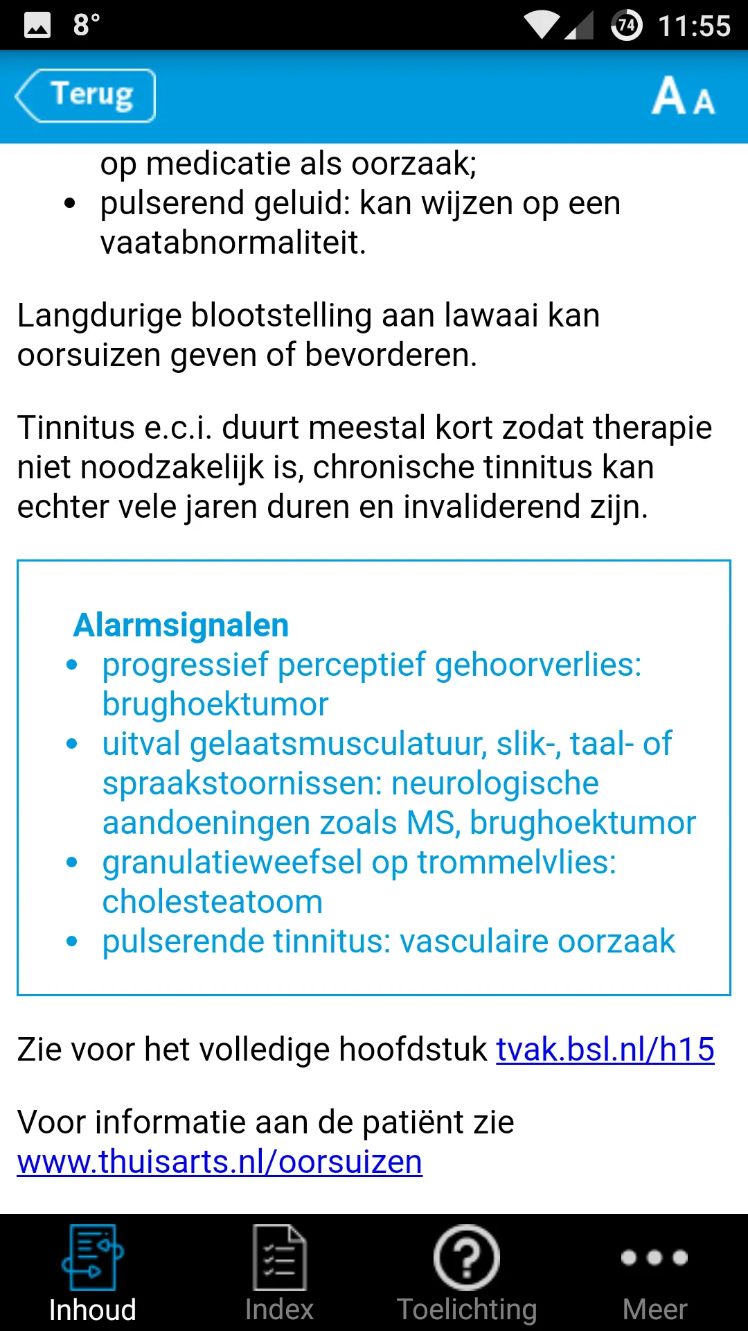 Therapie van alledaagse klacht | Indus Appstore | Screenshot