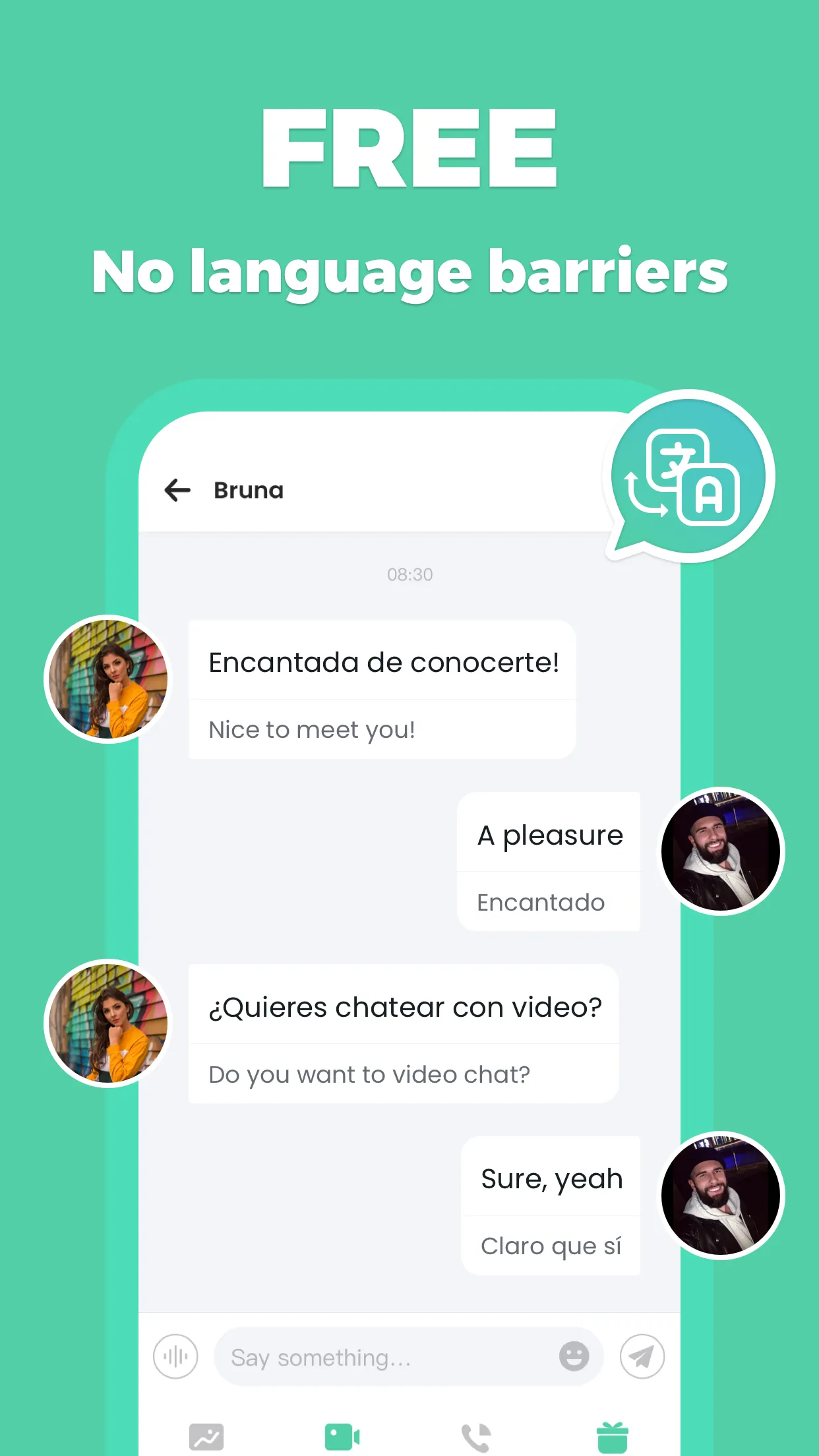 Peppermint: live chat, meeting | Indus Appstore | Screenshot