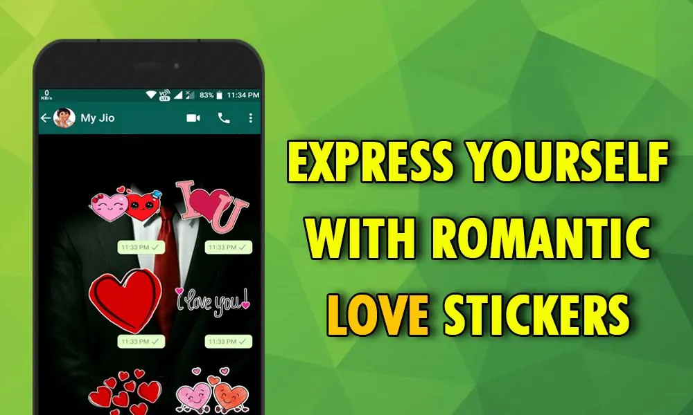 Love Stickers : WAStickersApp | Indus Appstore | Screenshot