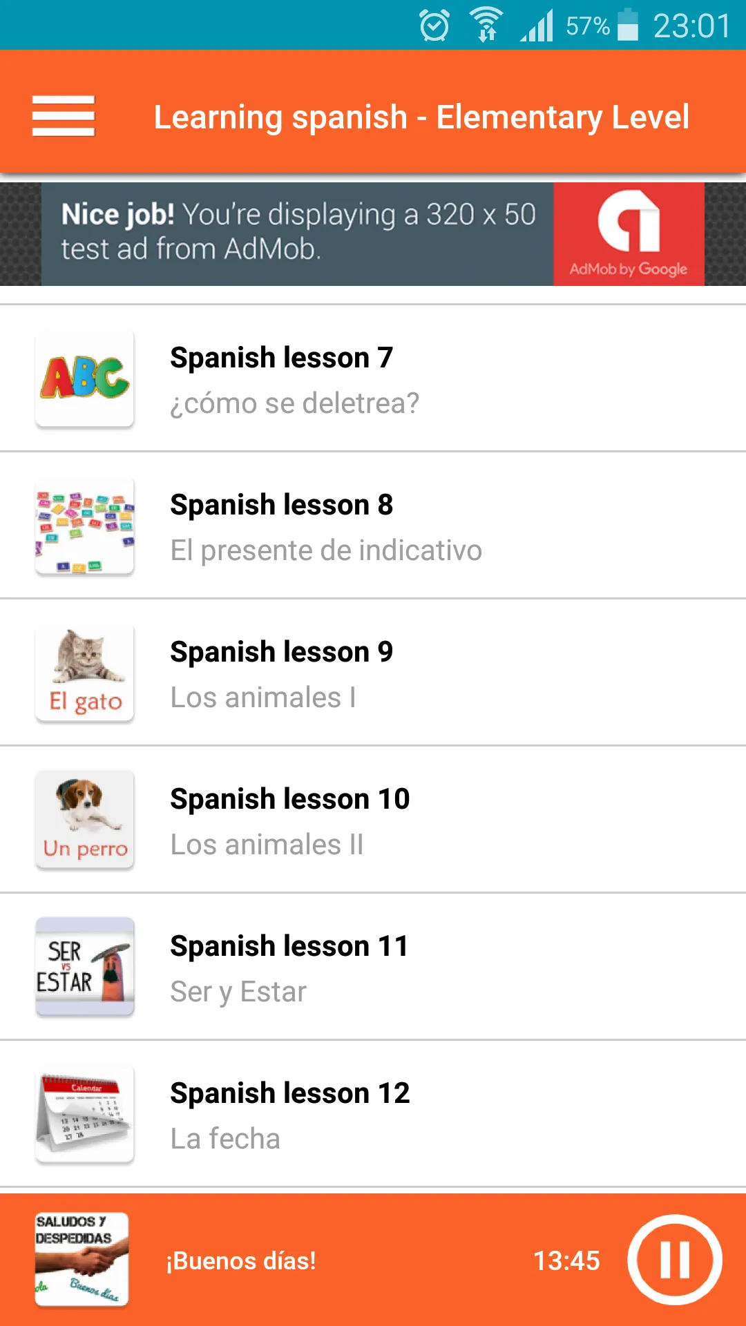 Learn Spanish Podcast | Indus Appstore | Screenshot