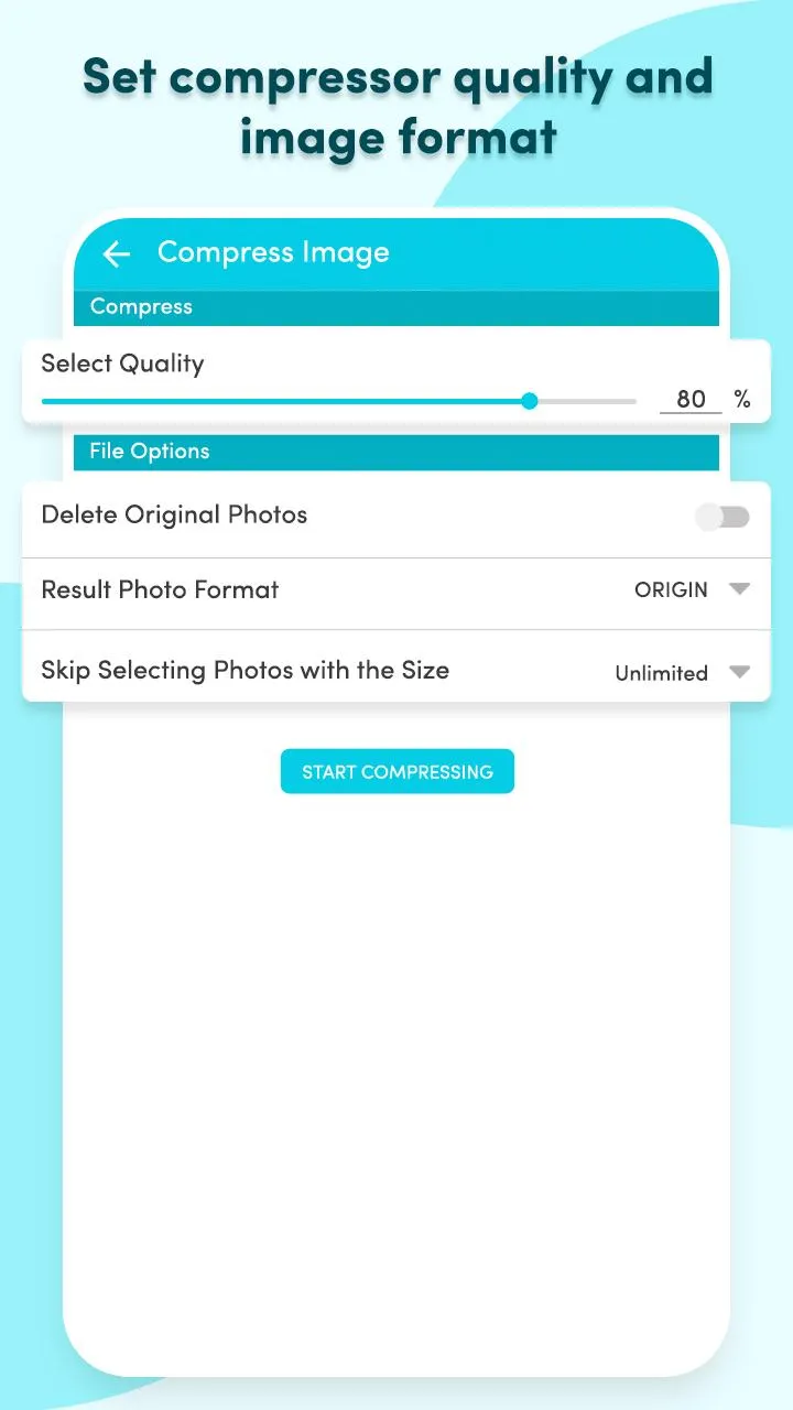 pCrop: Photo Resizer and Compr | Indus Appstore | Screenshot