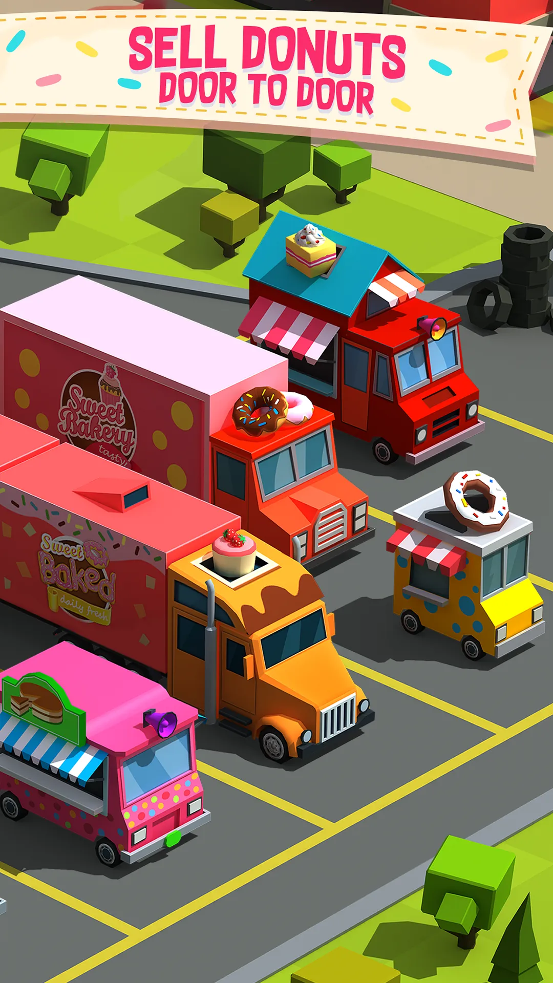 Donut Factory Tycoon Games | Indus Appstore | Screenshot