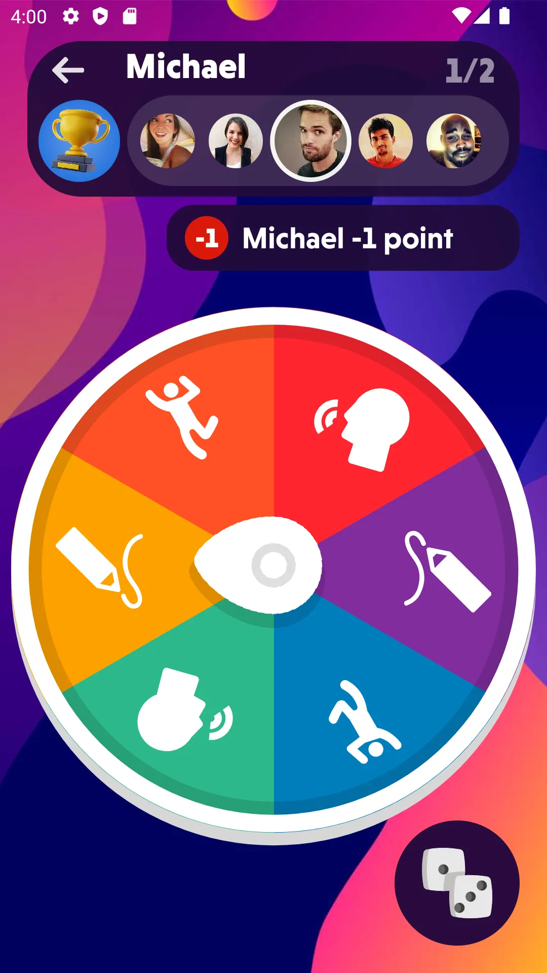 Party Wheel: Draw, Sing & Act | Indus Appstore | Screenshot