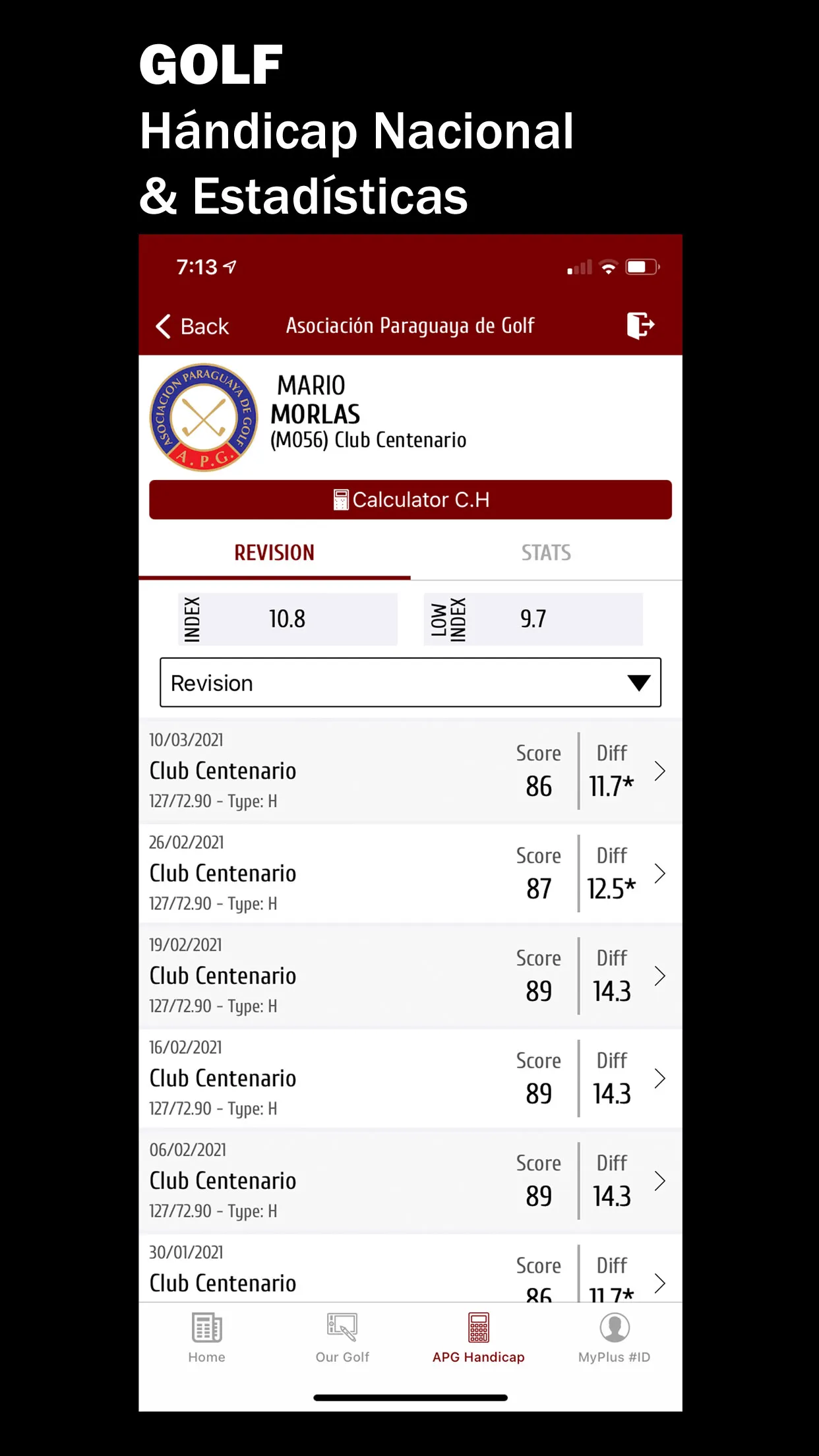 Paraguay Golf Association | Indus Appstore | Screenshot