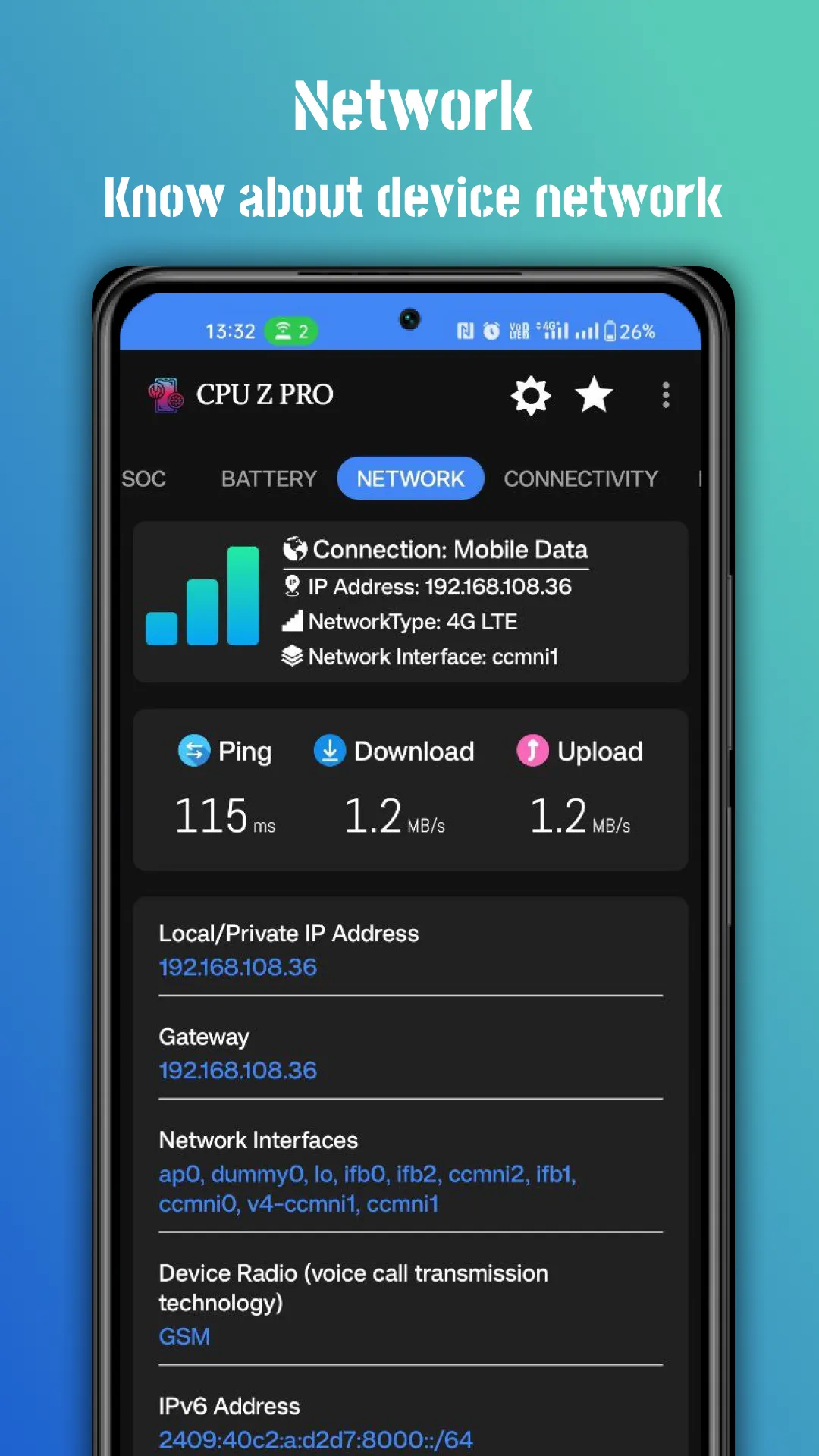 CPU Z PRO: Device, CPU, RAM | Indus Appstore | Screenshot