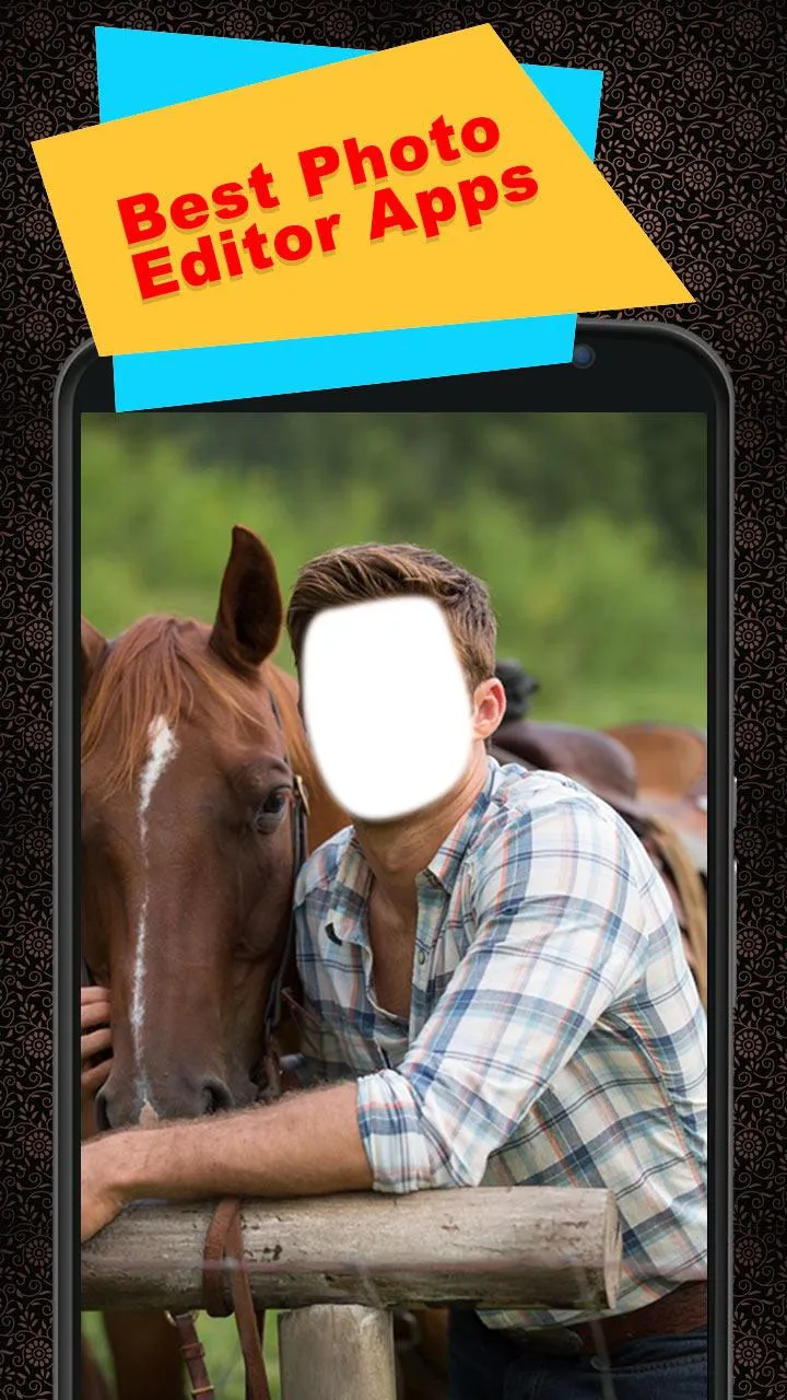 Horse With Man Photo Suit | Indus Appstore | Screenshot