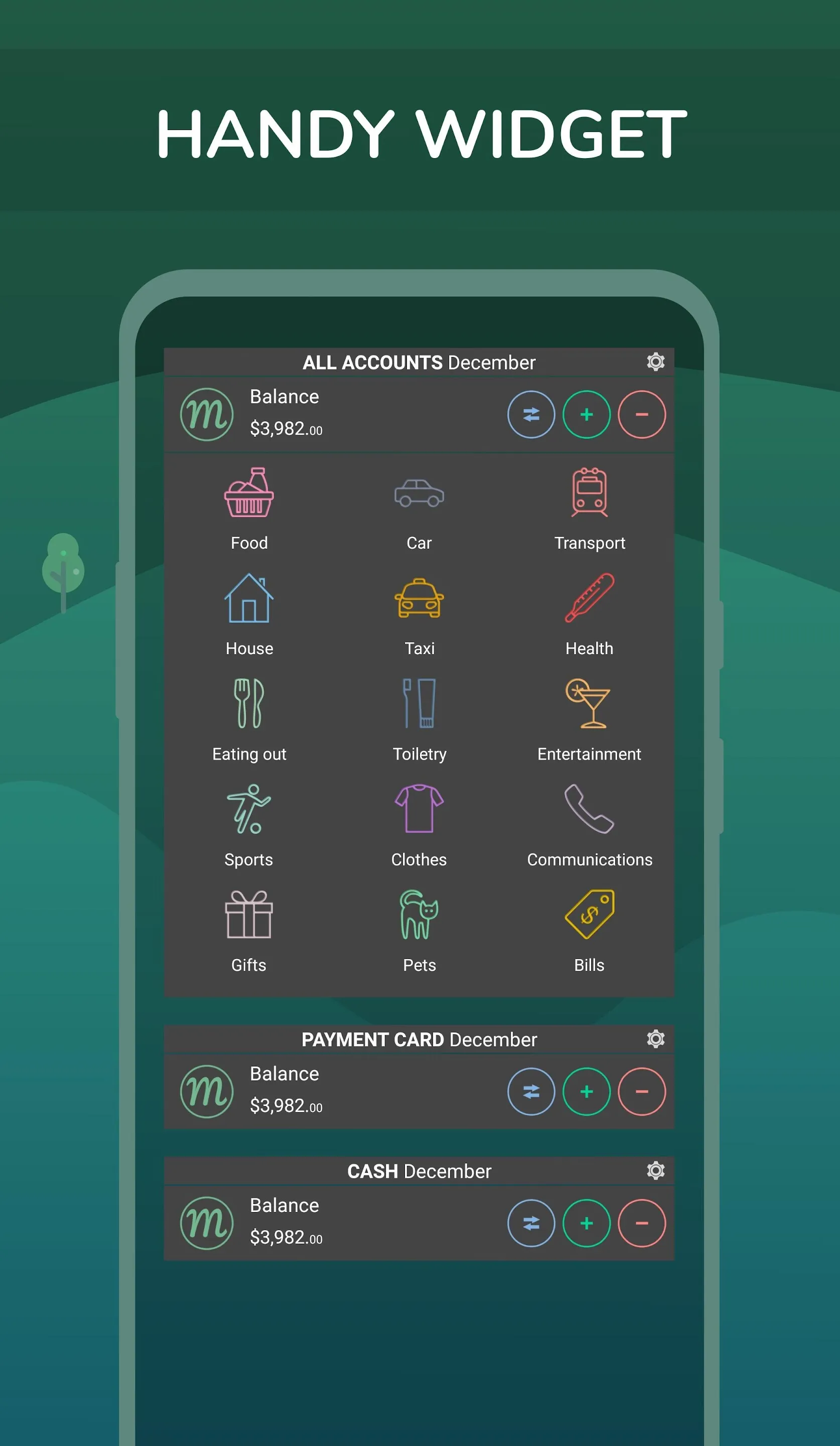 Monefy - Budget & Expenses app | Indus Appstore | Screenshot