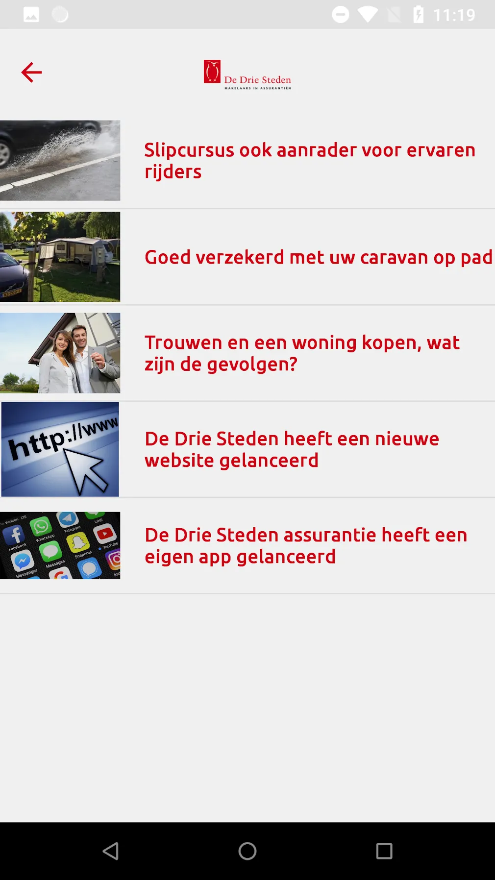 De Drie Steden Assurantiën | Indus Appstore | Screenshot