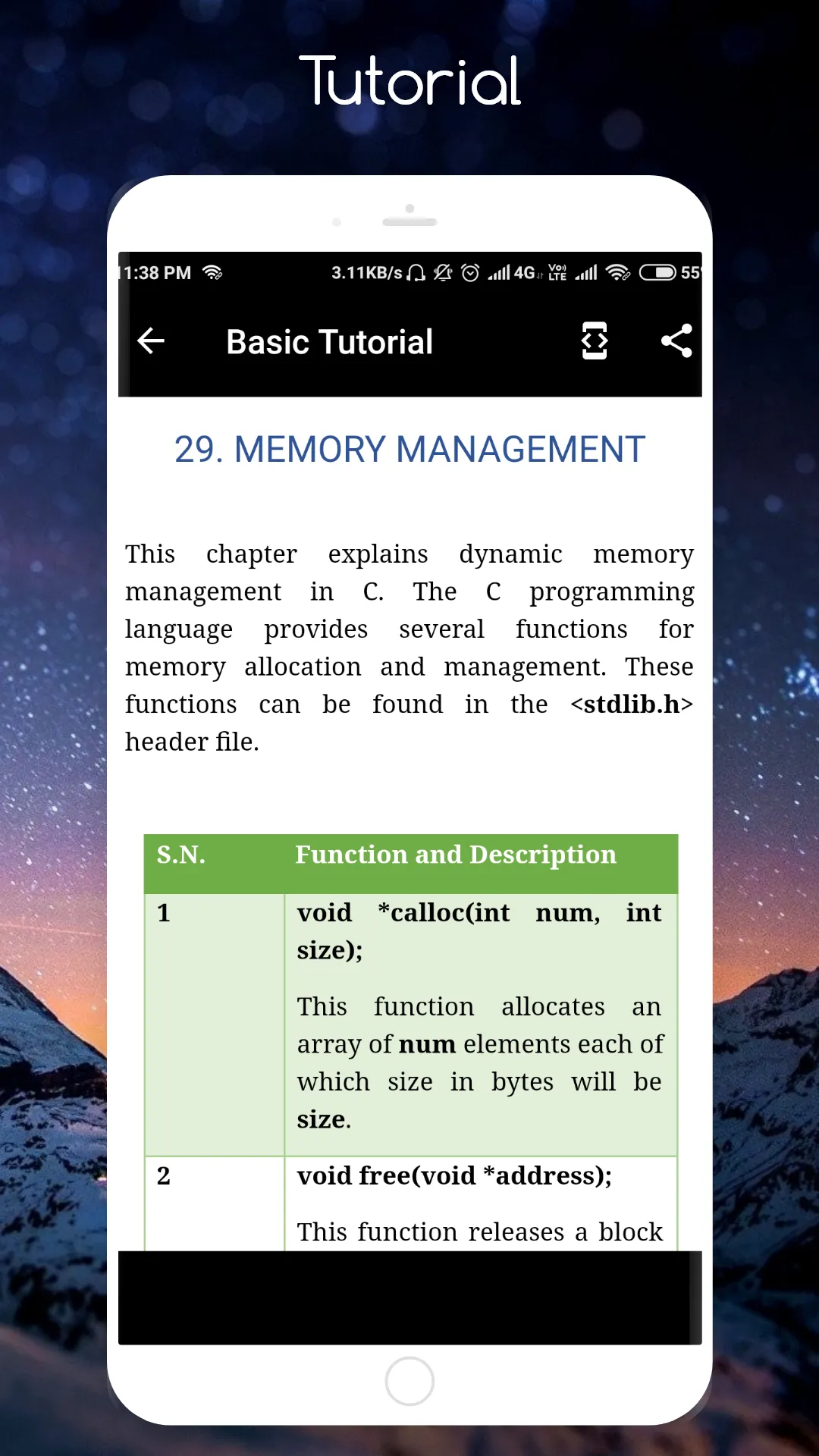 Learn C Tutorial by ApkZube | Indus Appstore | Screenshot