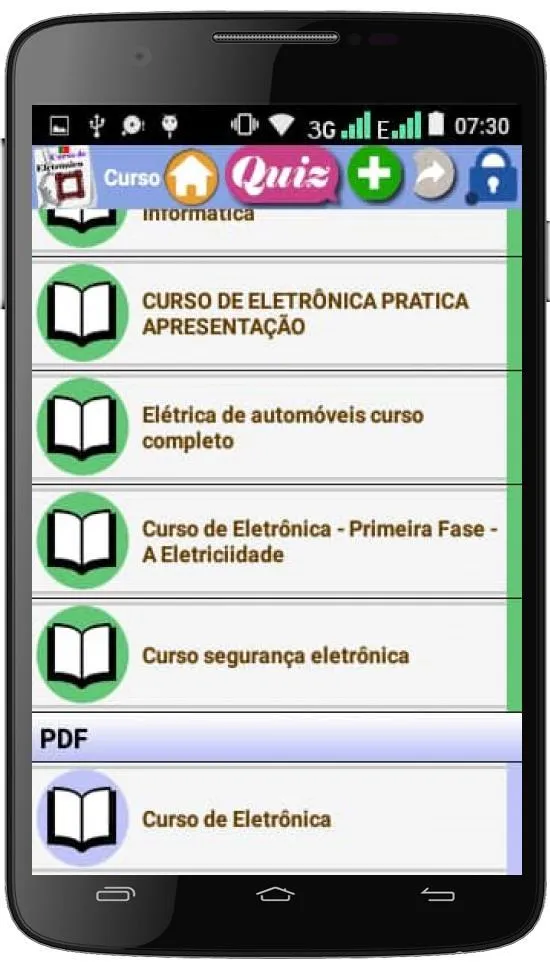 Curso de Eletrônica (português | Indus Appstore | Screenshot