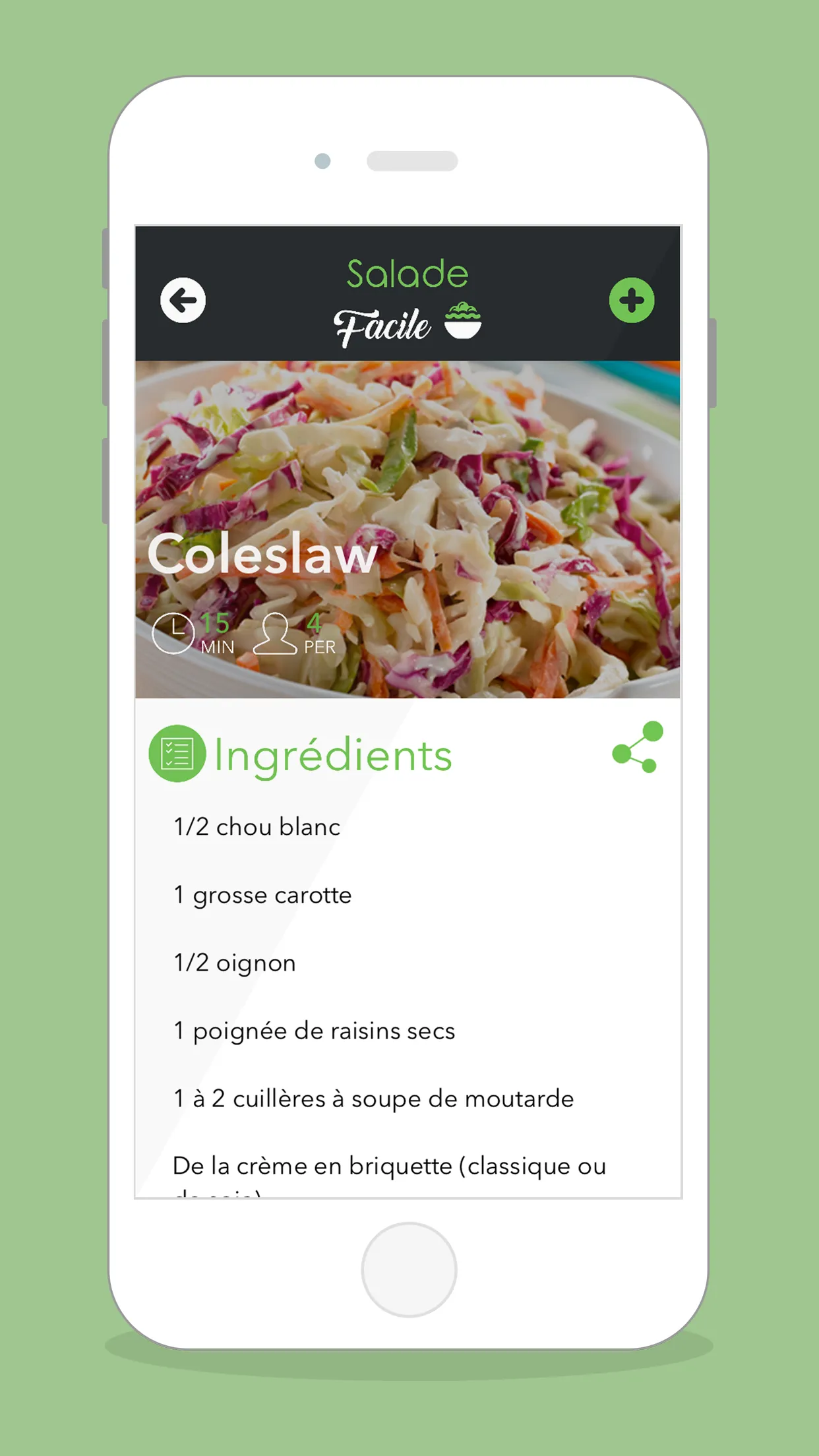 Salade Facile & Vinaigrette | Indus Appstore | Screenshot