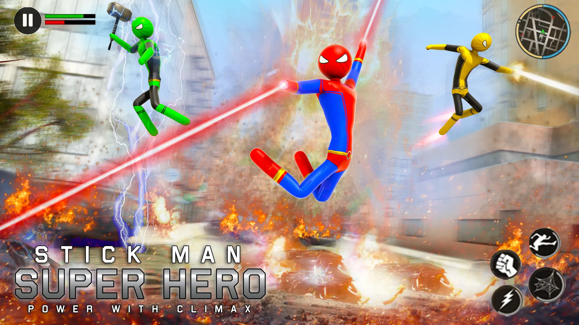 Spider Hero Man: Stickman Game | Indus Appstore | Screenshot