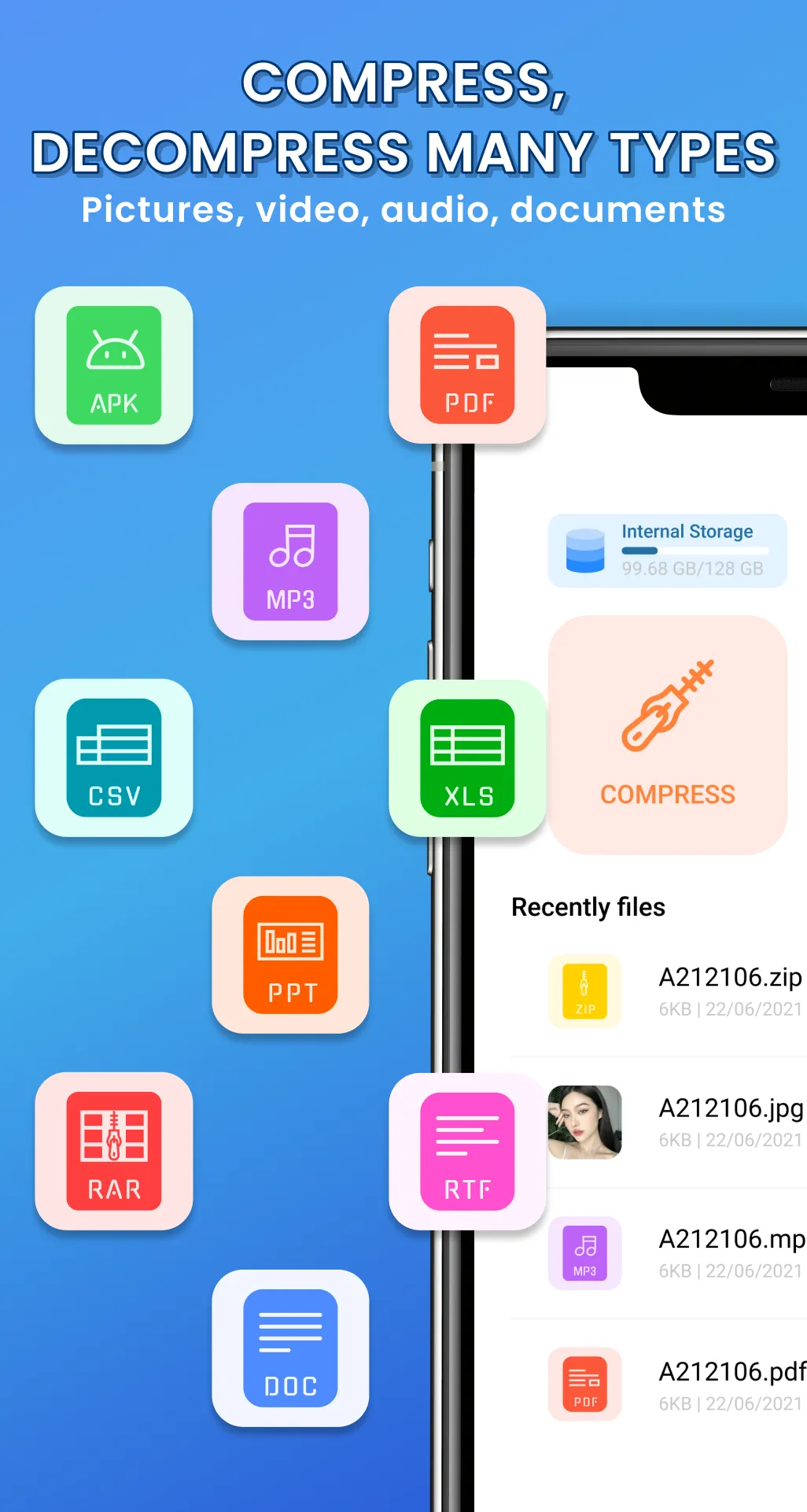 ZipApp: File Compressor, Unrar | Indus Appstore | Screenshot