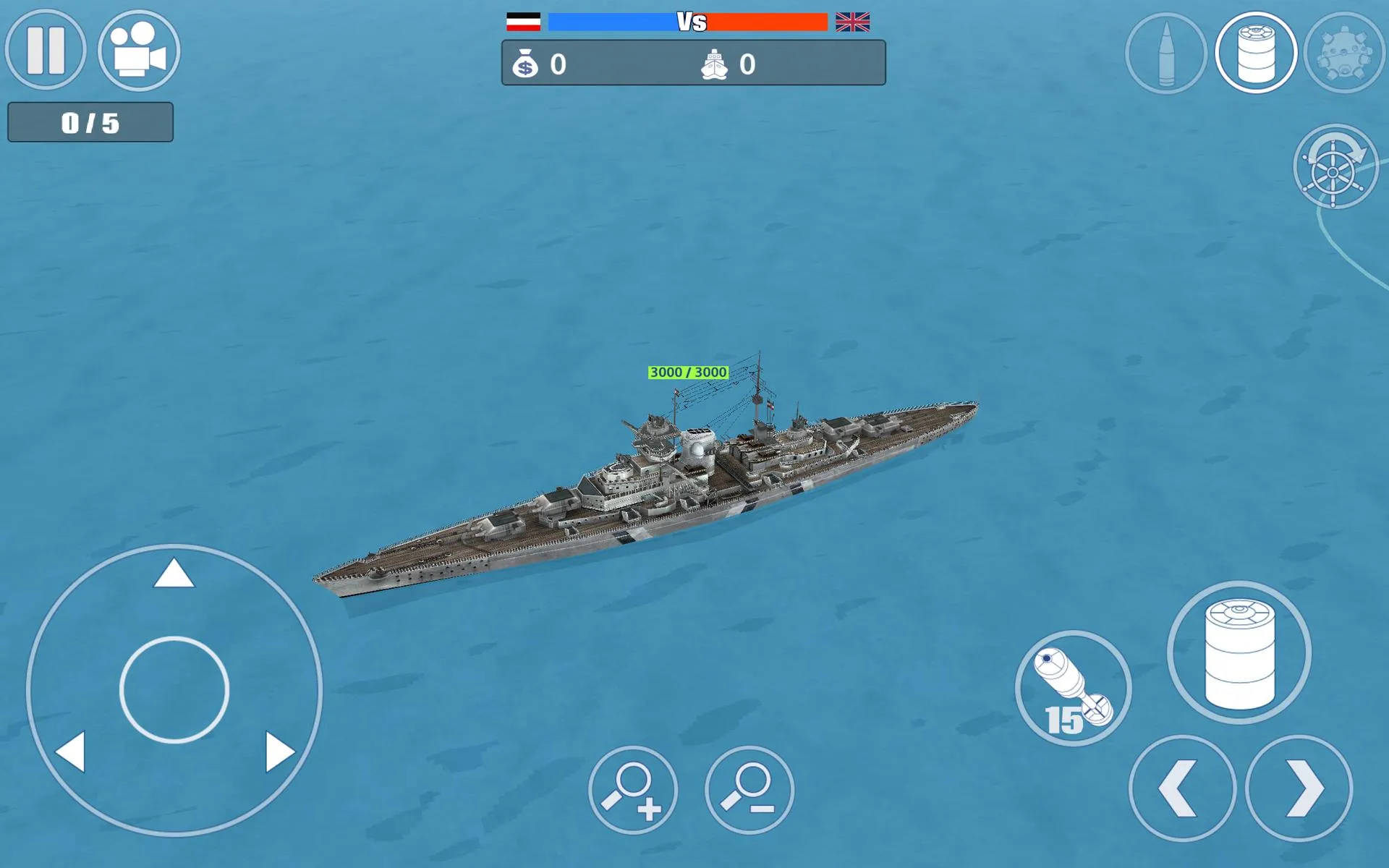 Warship War - The Atlantic War | Indus Appstore | Screenshot