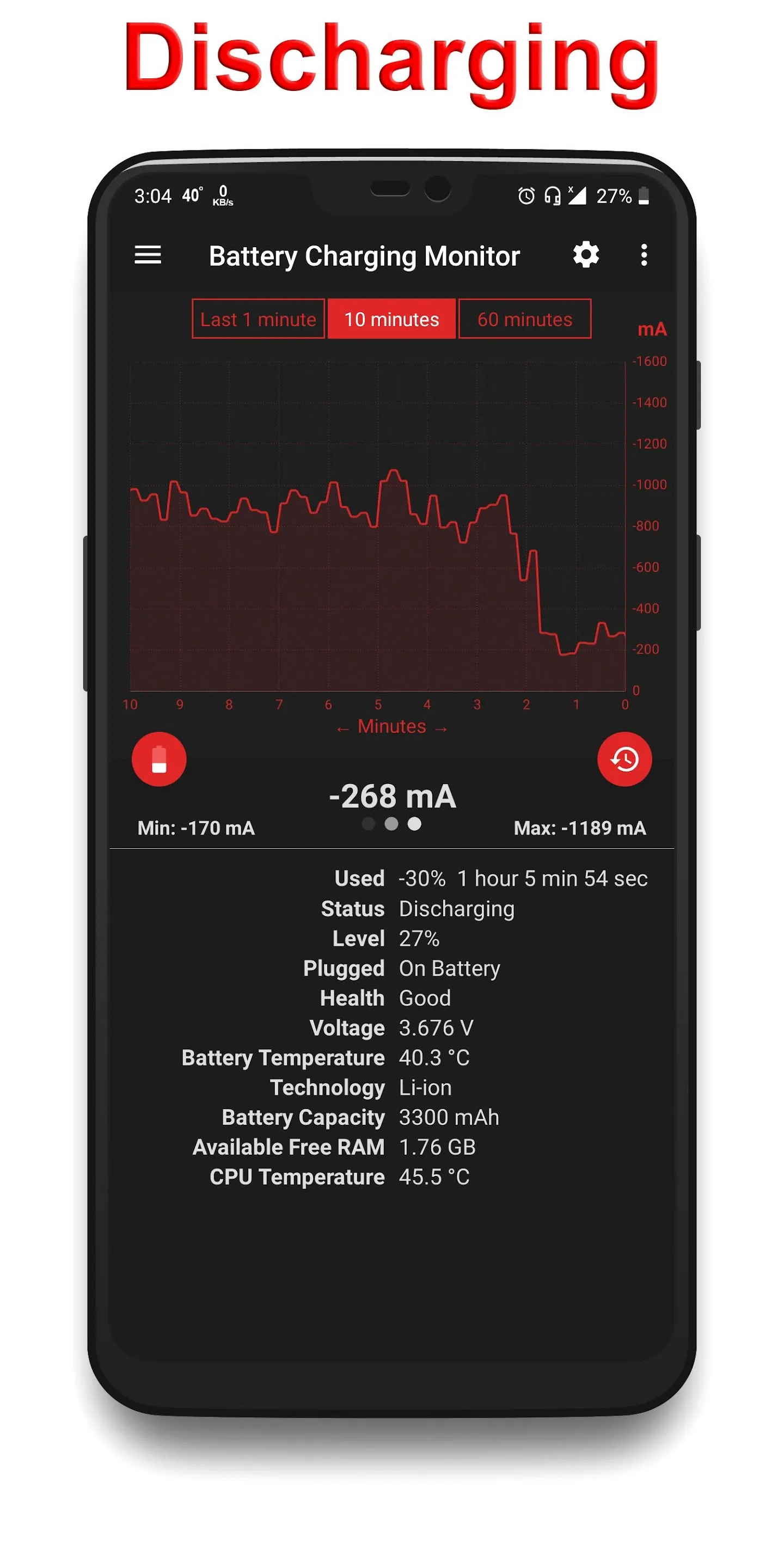 Battery Charging Monitor | Indus Appstore | Screenshot