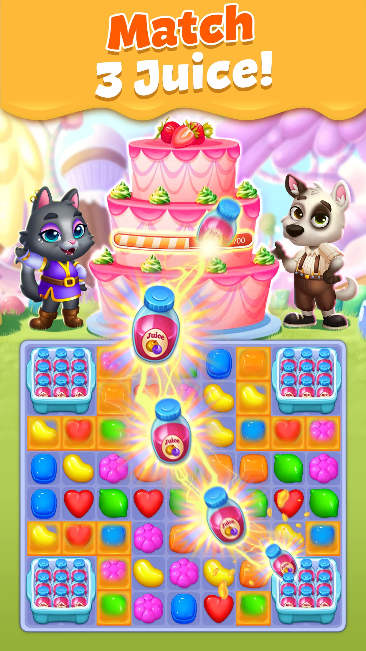 Pet Candy Puzzle-Match 3 games | Indus Appstore | Screenshot