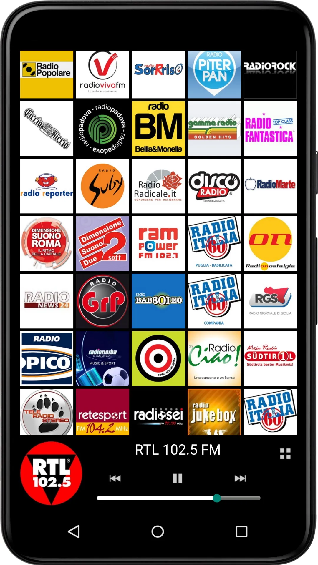 Radios Italia | Indus Appstore | Screenshot