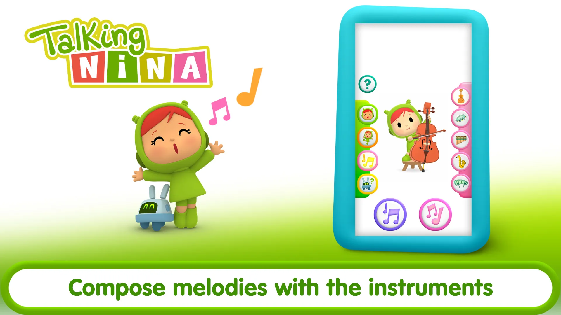 Talking Pocoyo: My friend Nina | Indus Appstore | Screenshot