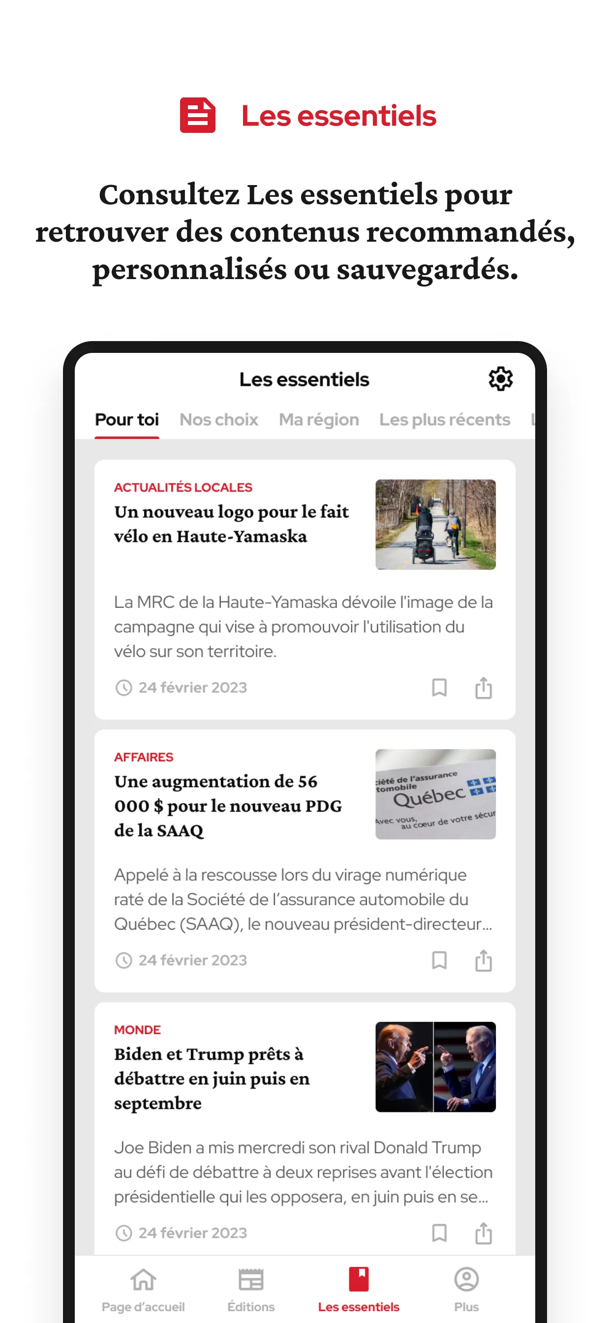 La Voix de l'Est | Indus Appstore | Screenshot