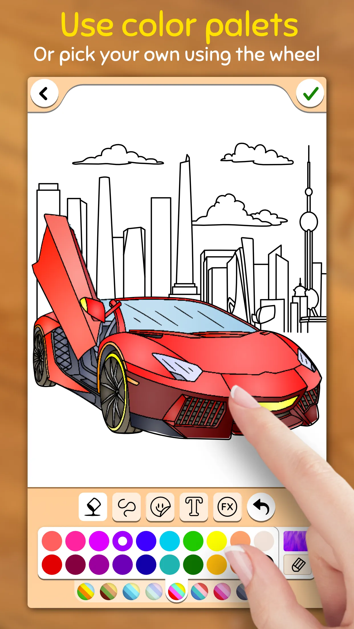 Cars Coloring & Drawing Game | Indus Appstore | Screenshot