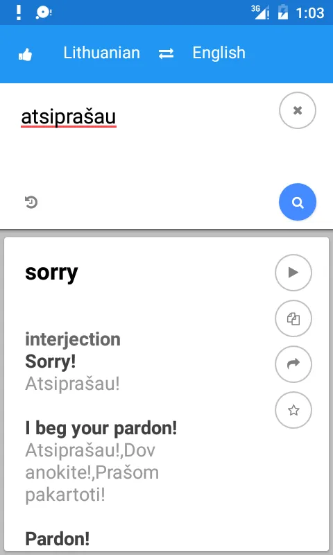 Lithuanian English Translate | Indus Appstore | Screenshot