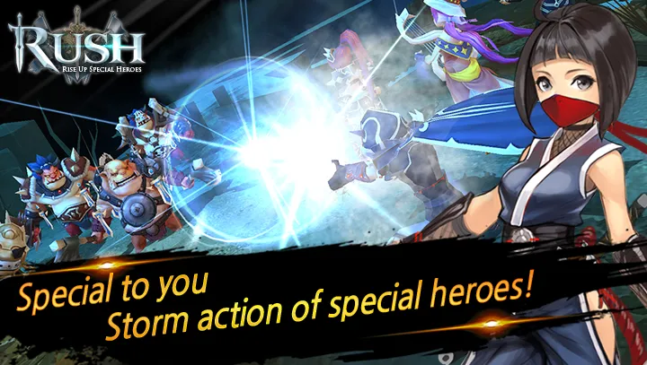 RUSH : Rise up special heroes | Indus Appstore | Screenshot