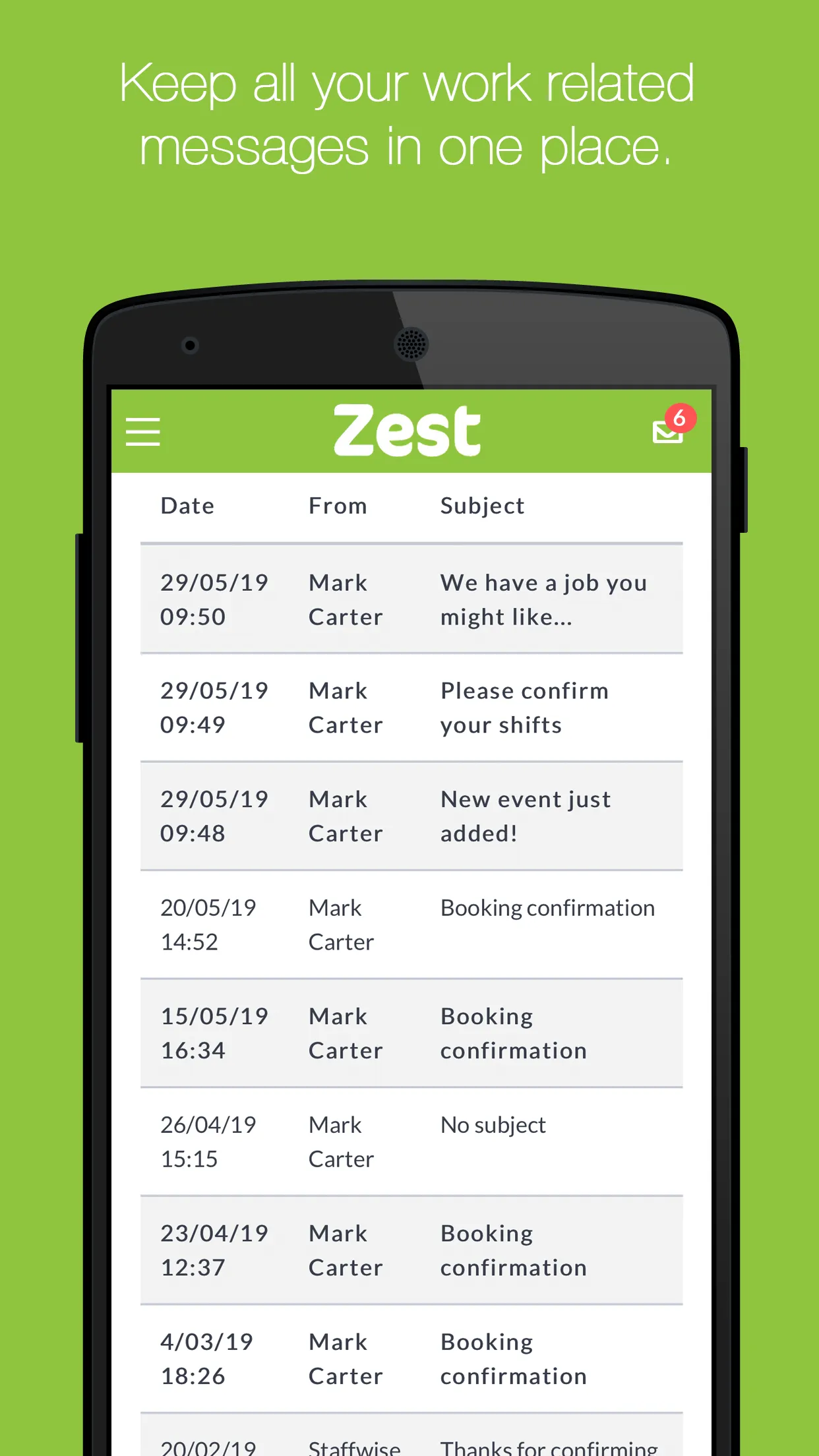 Zest Staffing | Indus Appstore | Screenshot