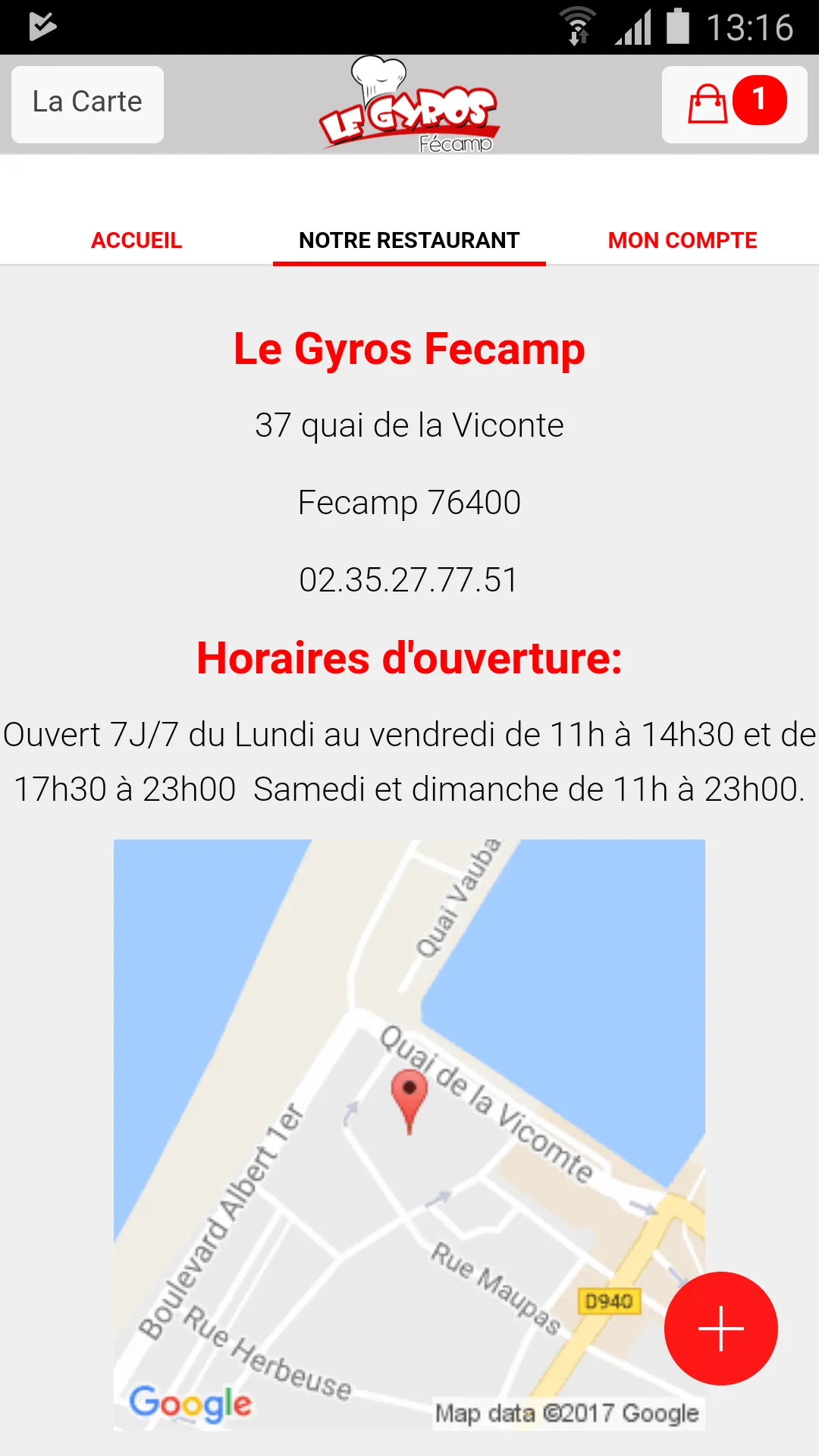 Le Gyros Fecamp | Indus Appstore | Screenshot