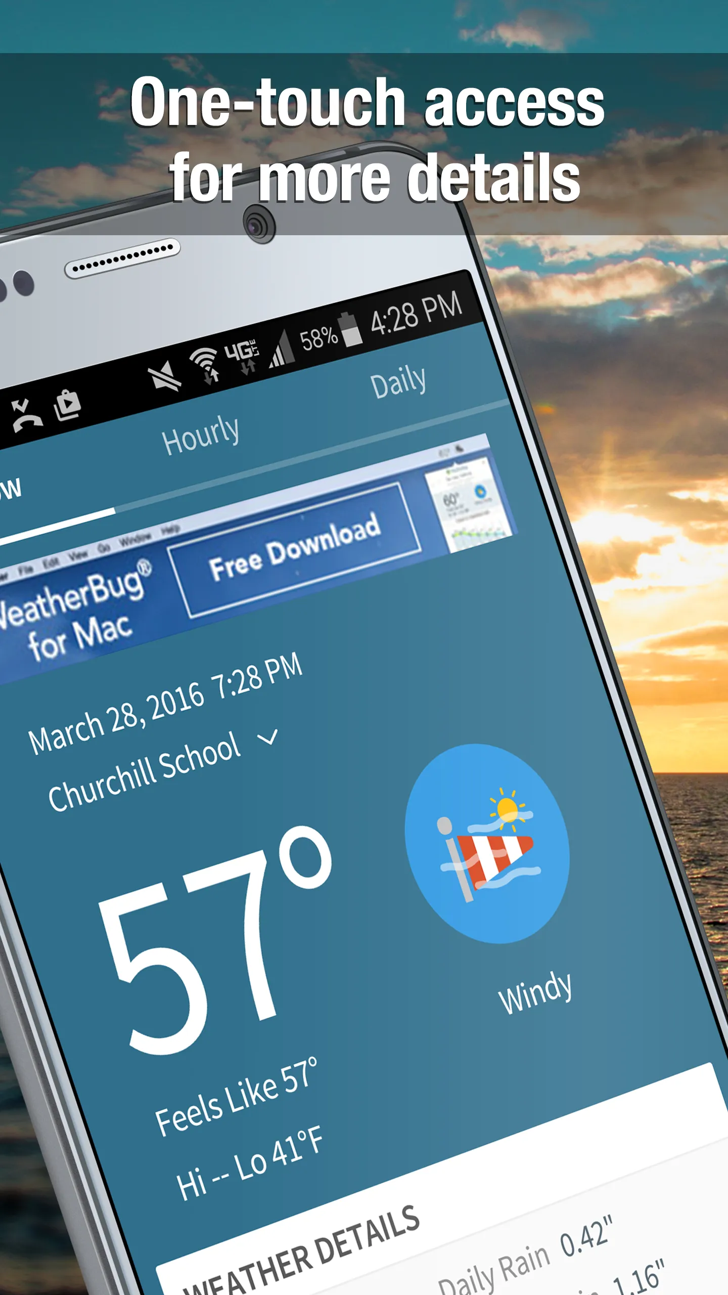 Weather Widget by WeatherBug | Indus Appstore | Screenshot