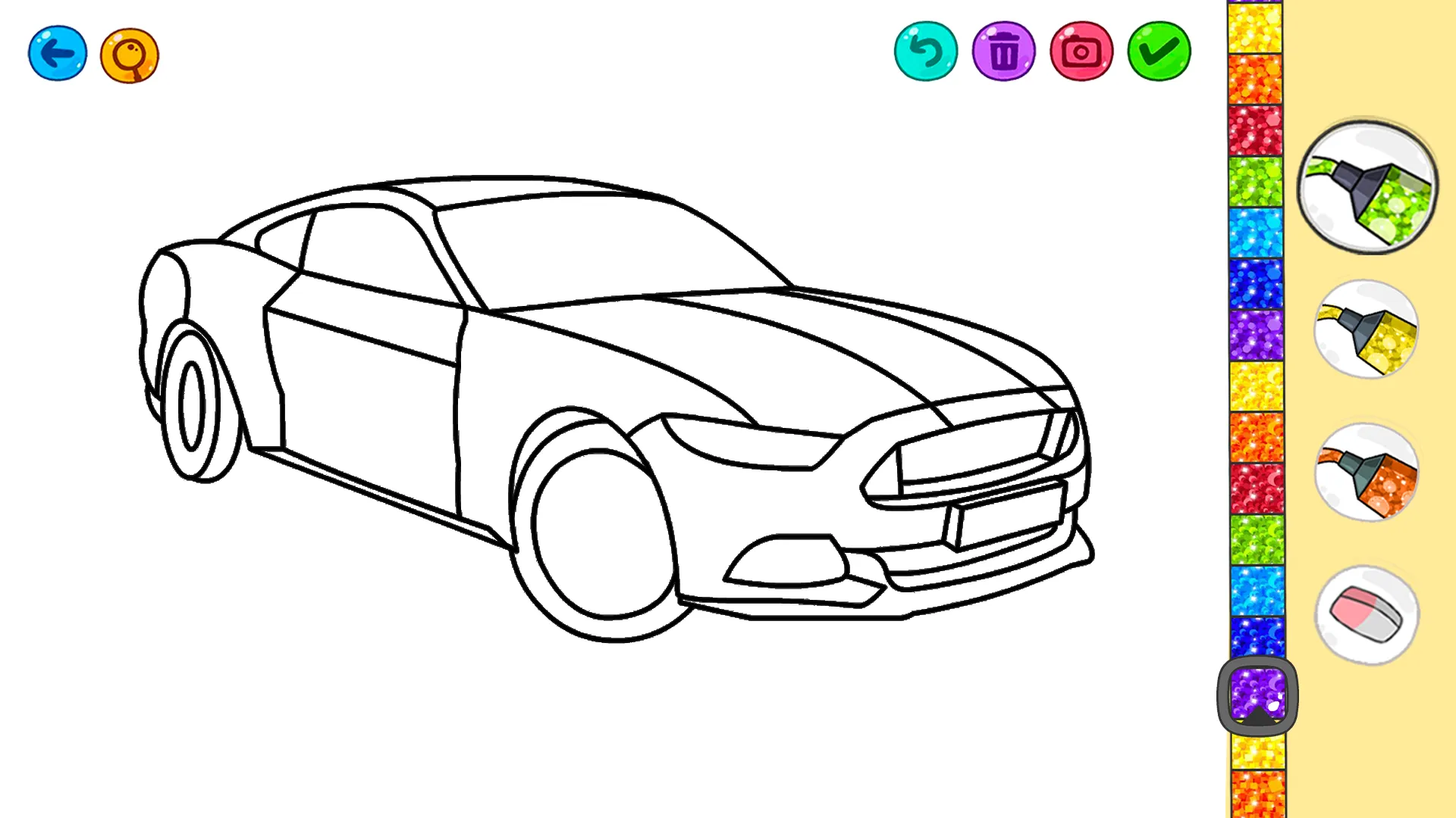 Cars Coloring Book for Kids | Indus Appstore | Screenshot