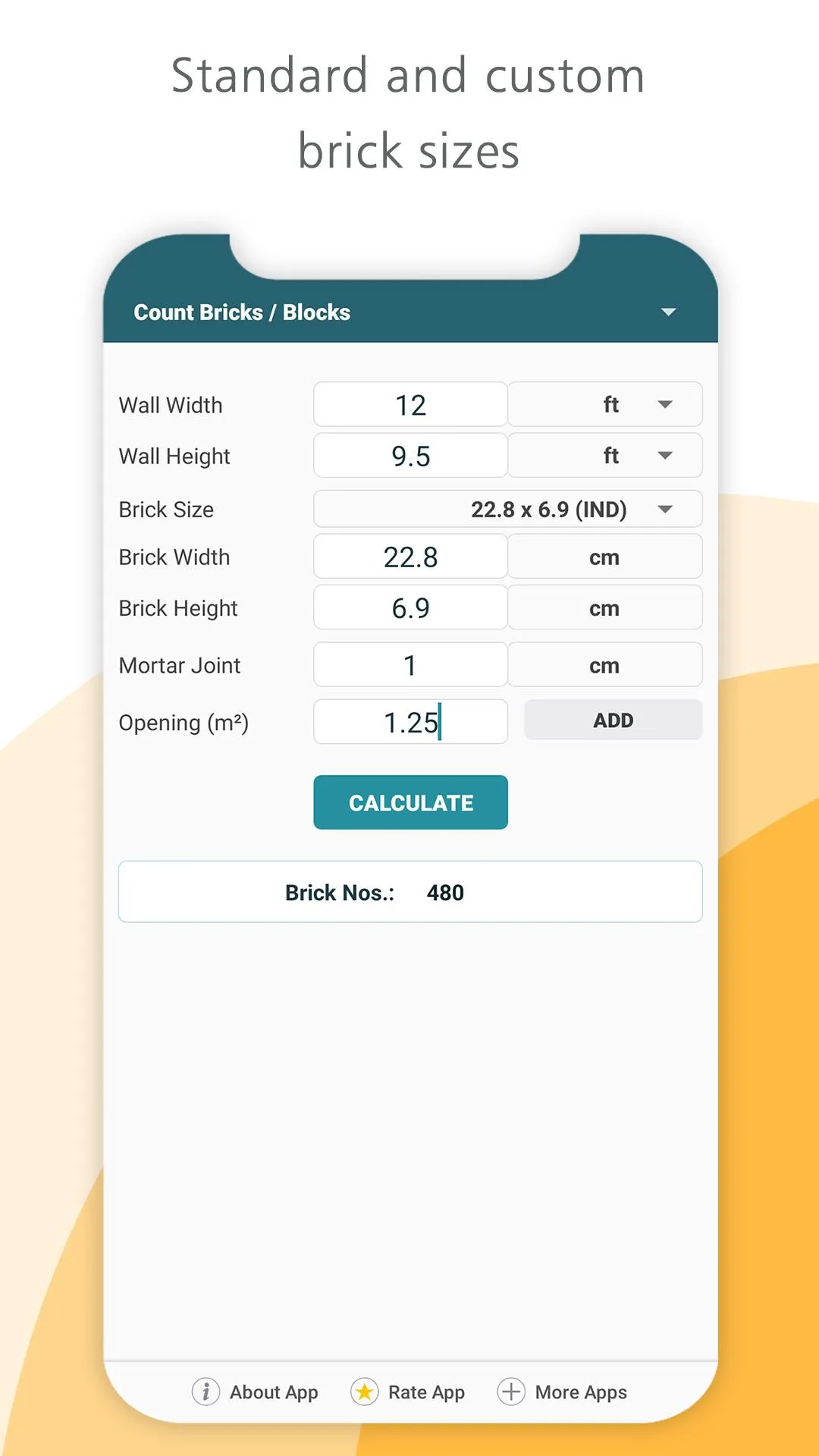 Construction concrete calculat | Indus Appstore | Screenshot