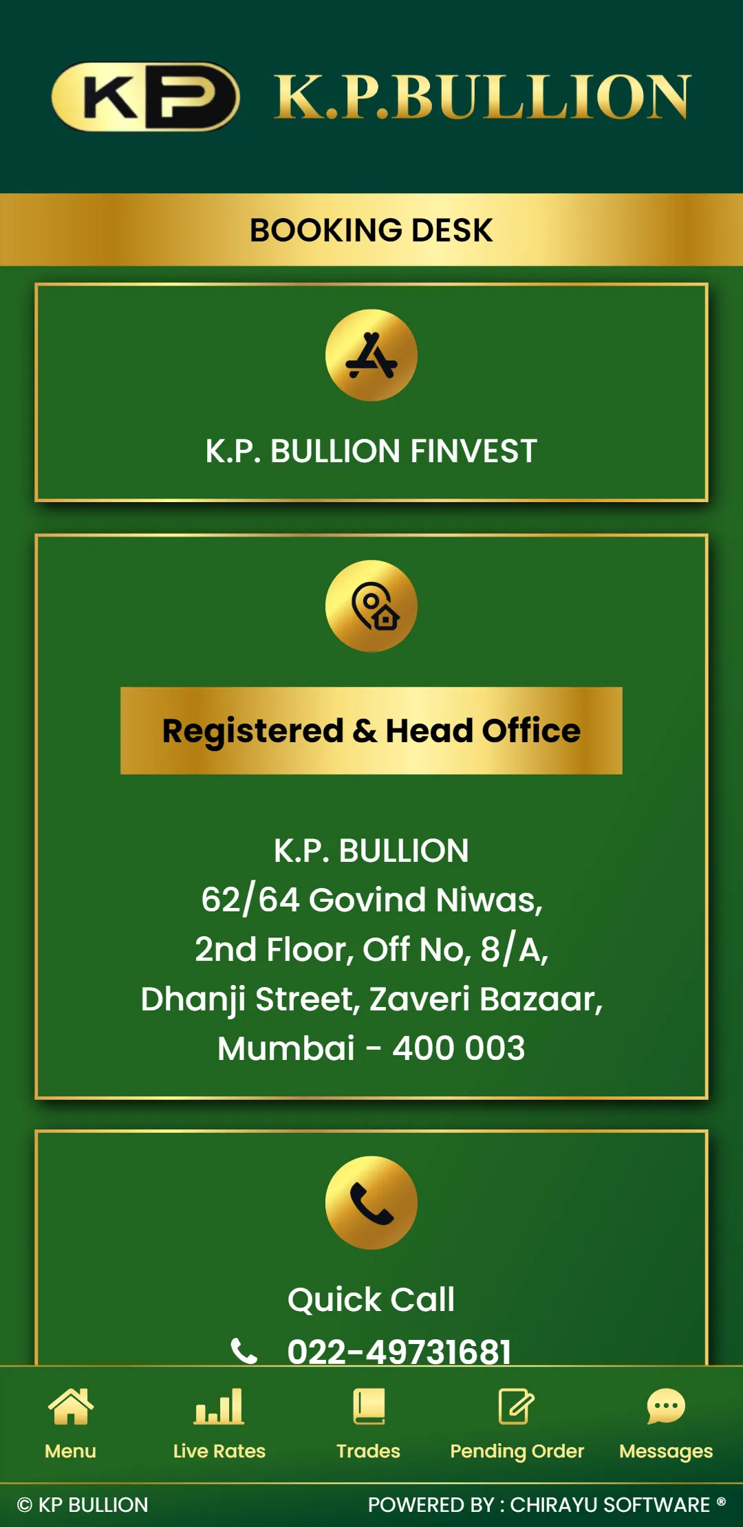 KP Bullion - Mumbai Gold Live | Indus Appstore | Screenshot