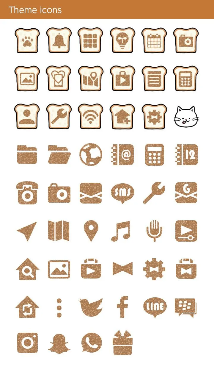 Cute Wallpaper Bread Cat Theme | Indus Appstore | Screenshot