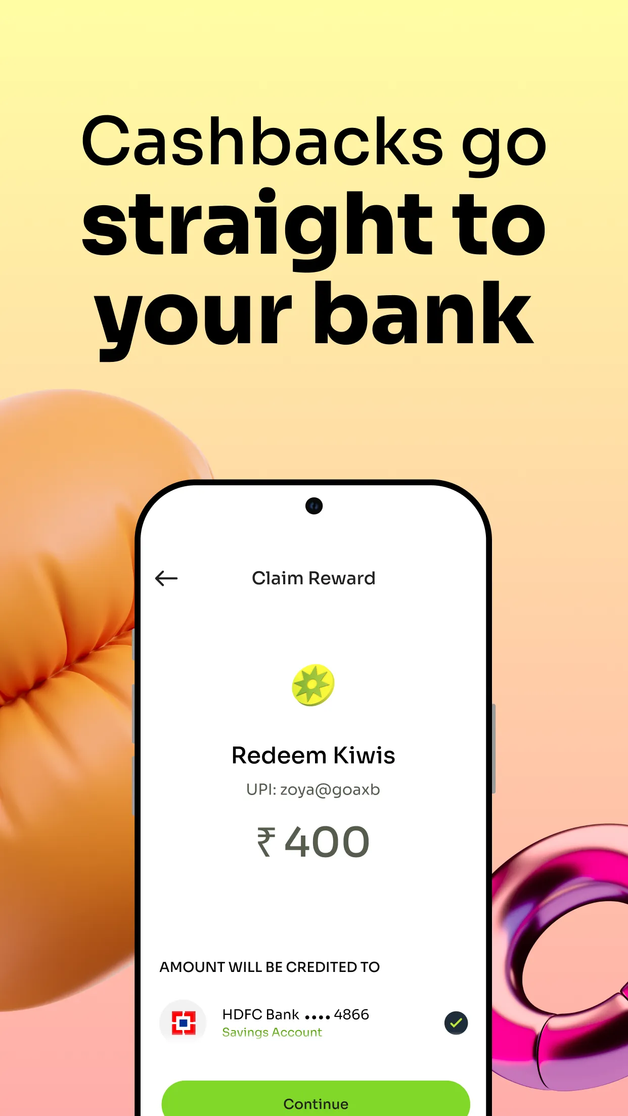 Kiwi: Cashback + UPI on Credit | Indus Appstore | Screenshot