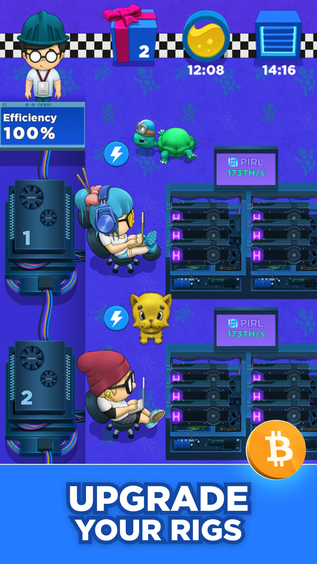 Crypto Miner: Bitcoin Factory | Indus Appstore | Screenshot