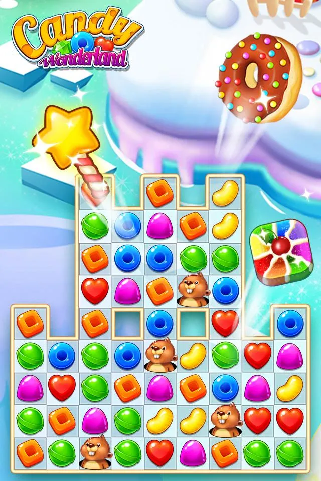 Candy Wonderland Match 3 Games | Indus Appstore | Screenshot