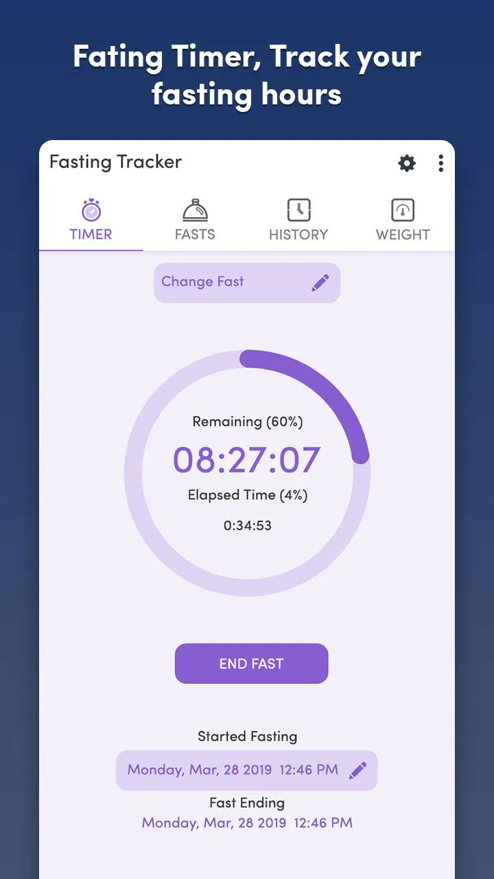 Fasting Tracker: Track Fasting | Indus Appstore | Screenshot