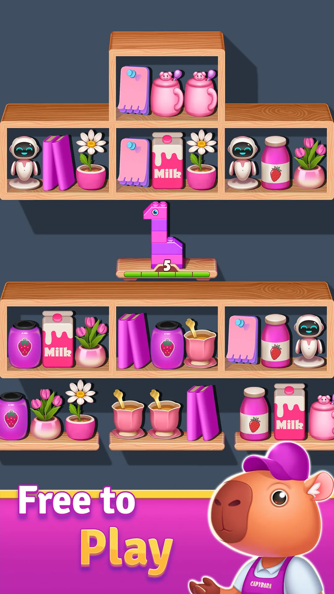 Capybara Sort Master | Indus Appstore | Screenshot