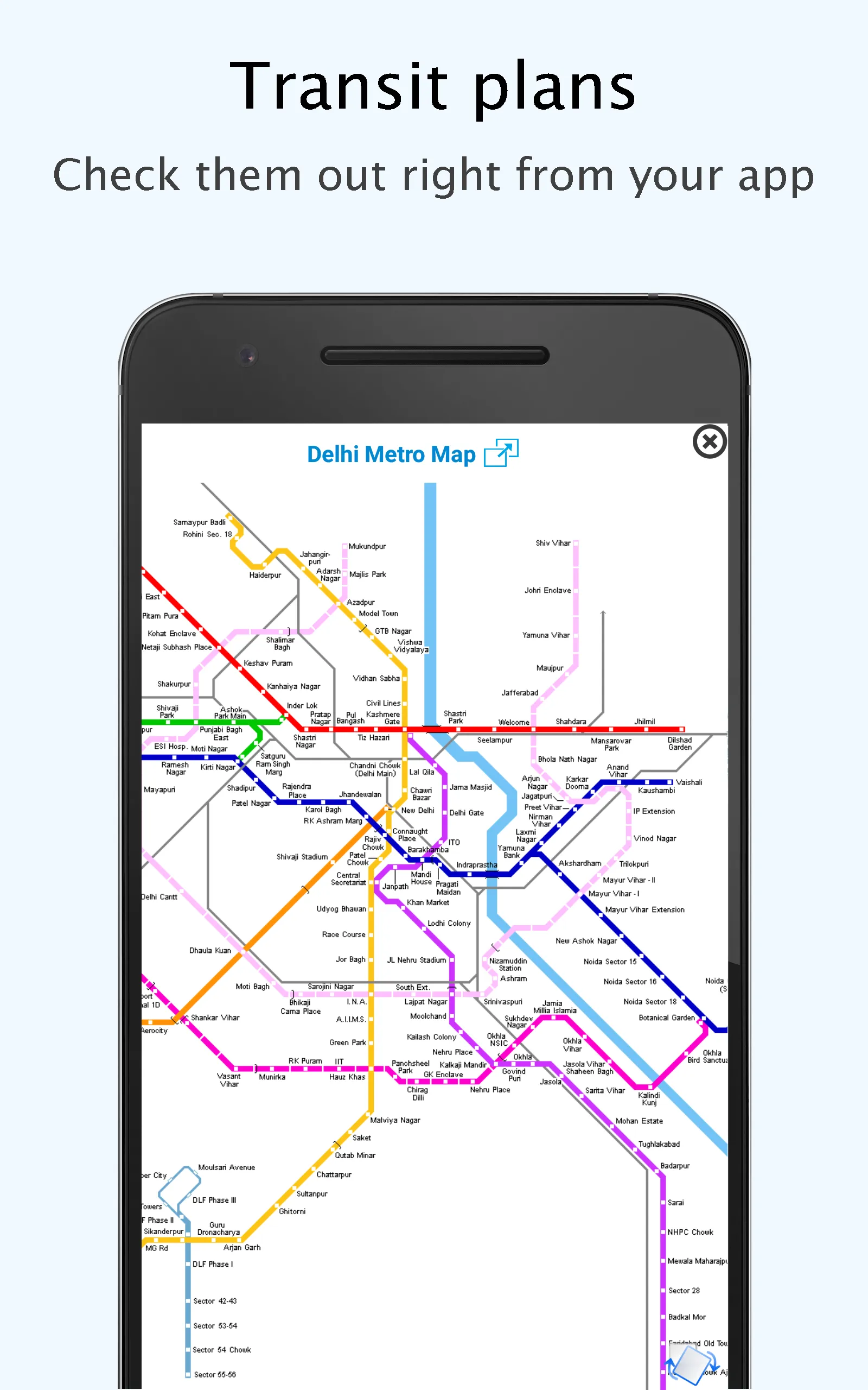 Delhi Transport: DMRC, DTC, IR | Indus Appstore | Screenshot