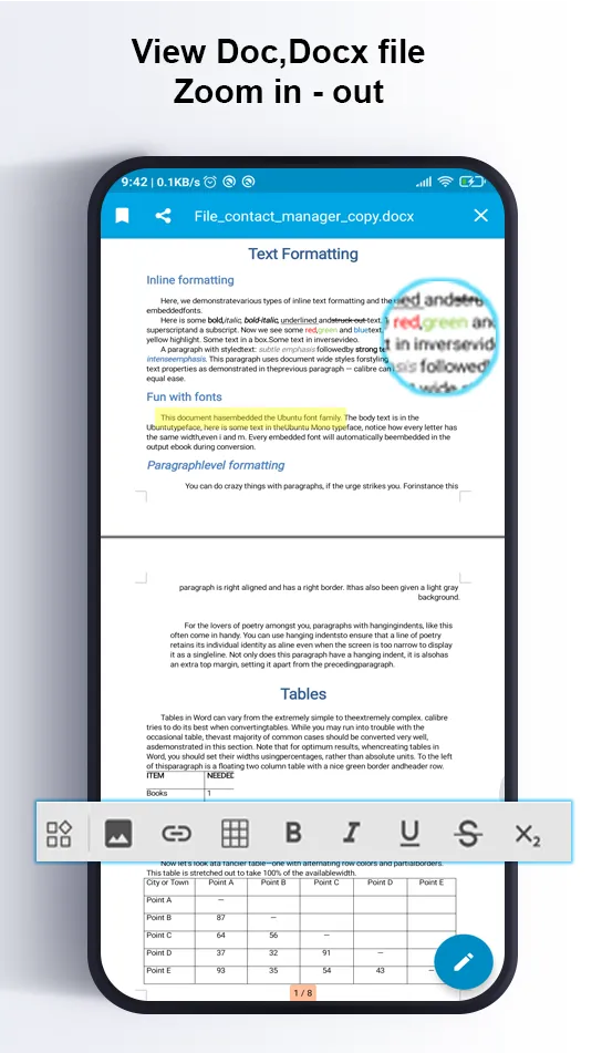 Word Editor: Docx Editor | Indus Appstore | Screenshot