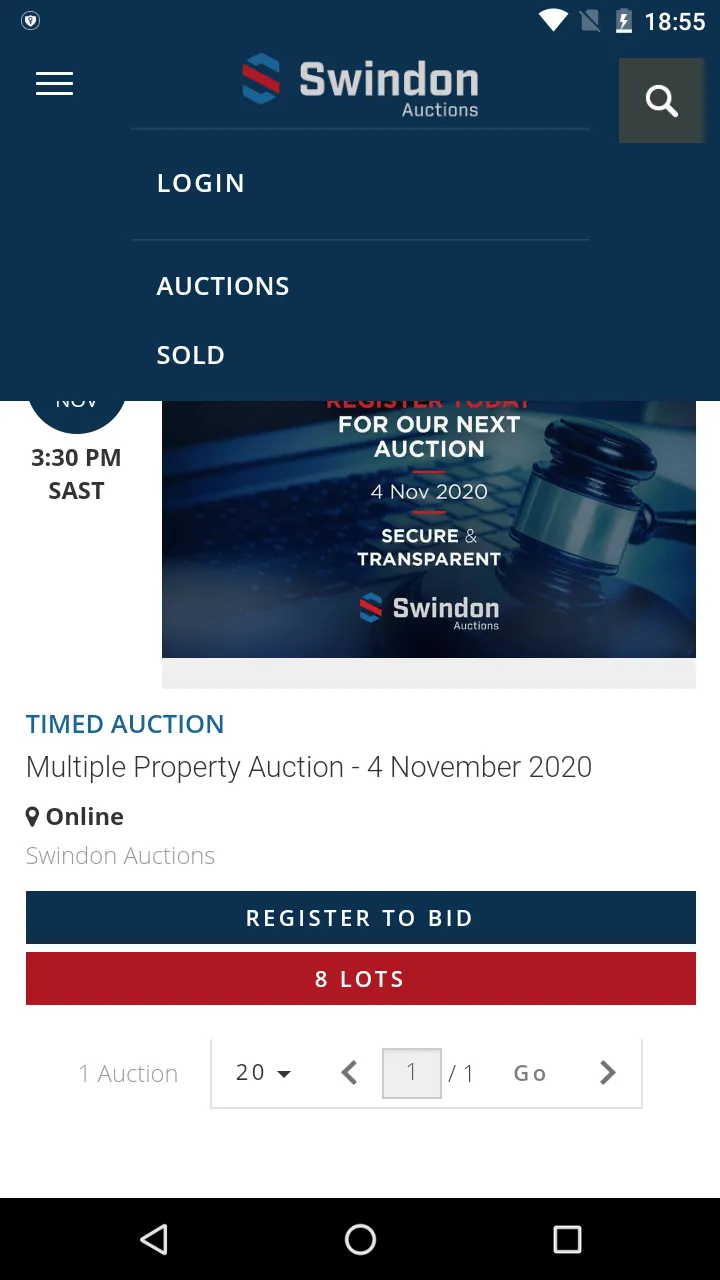 Swindon Auctions | Indus Appstore | Screenshot