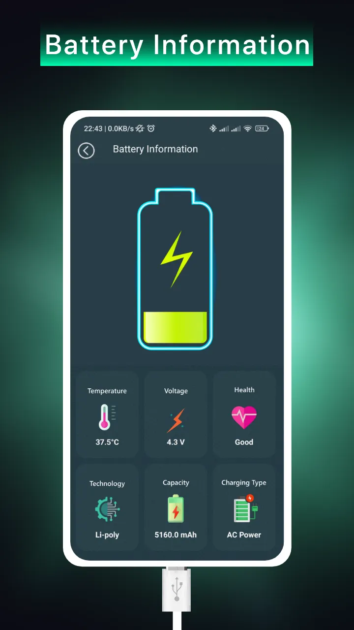 Battery Charging Animation | Indus Appstore | Screenshot