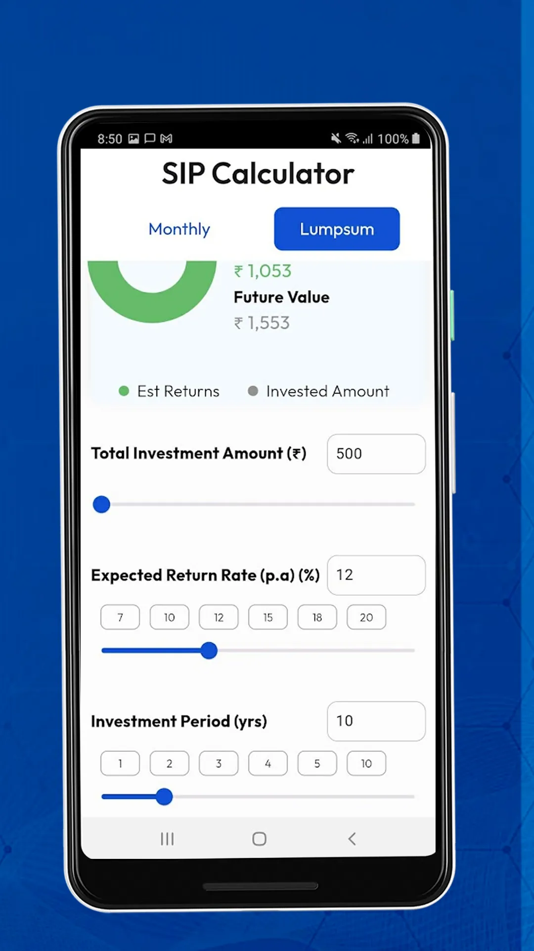 SIP Calculator | Indus Appstore | Screenshot