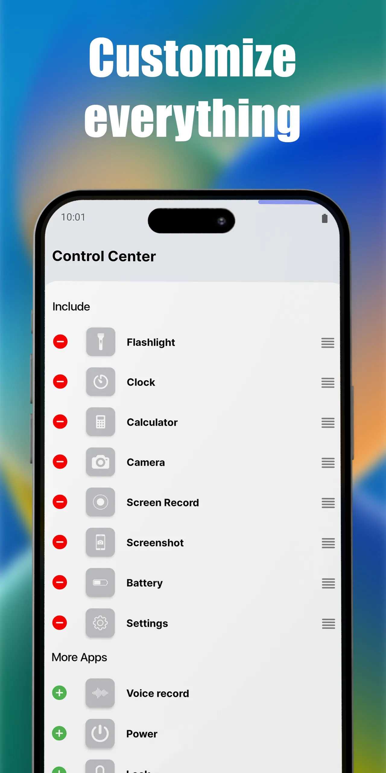 Control Center: Quick Panel | Indus Appstore | Screenshot
